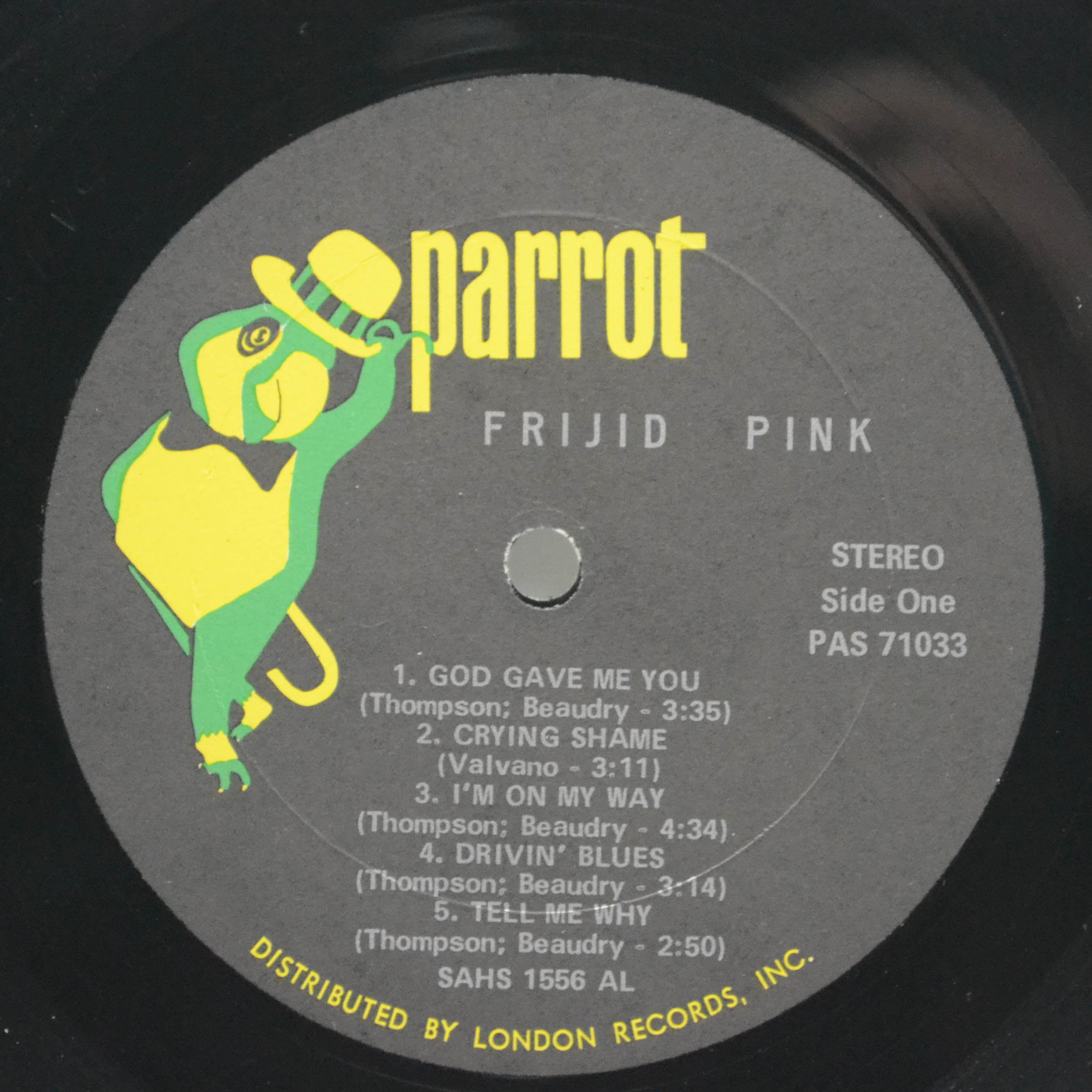 Виниловая пластинка Frijid Pink — Frijid Pink (1-st, USA), 1970