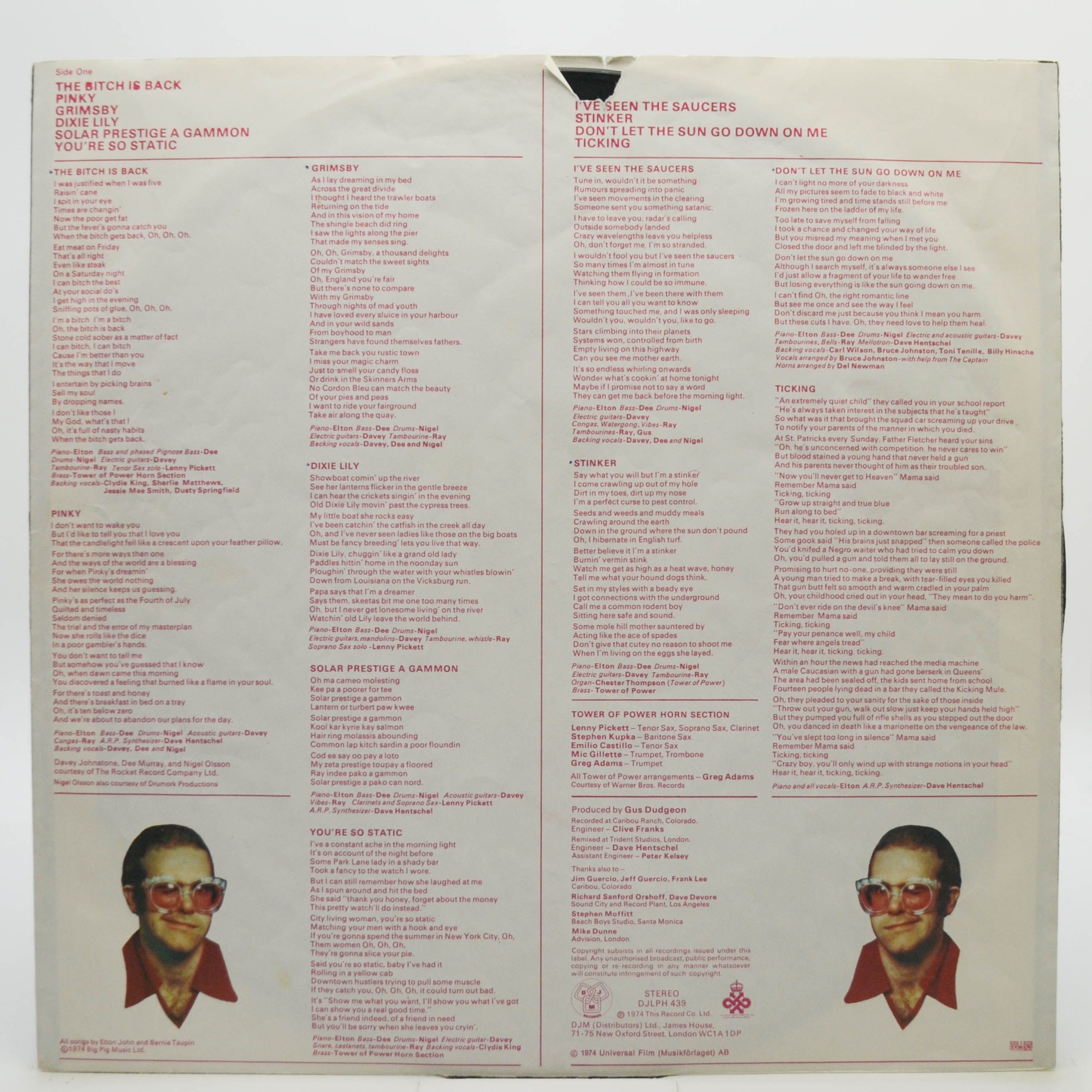 Elton John — Caribou, 1974