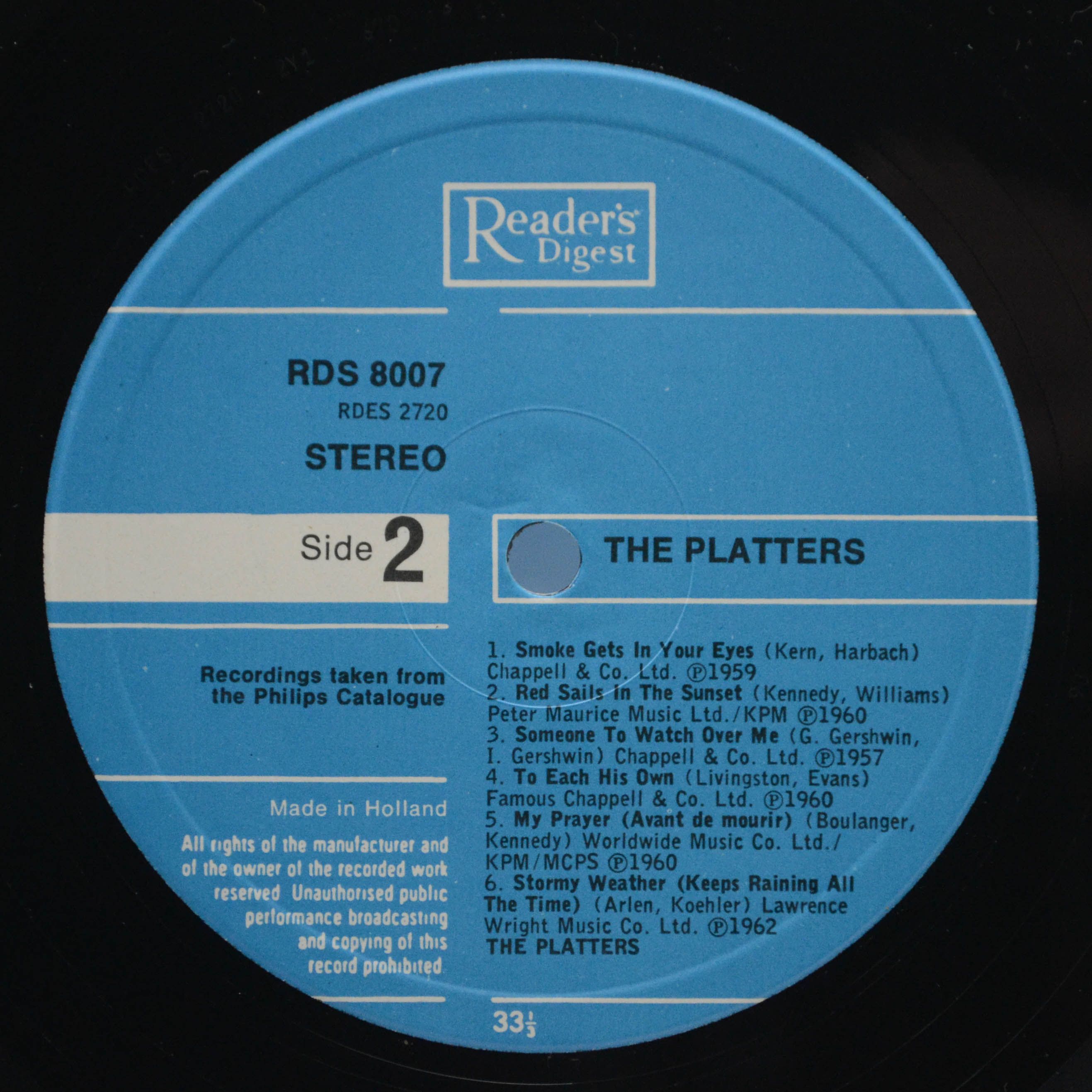 Виниловая пластинка Platters — The Platters, 1976
