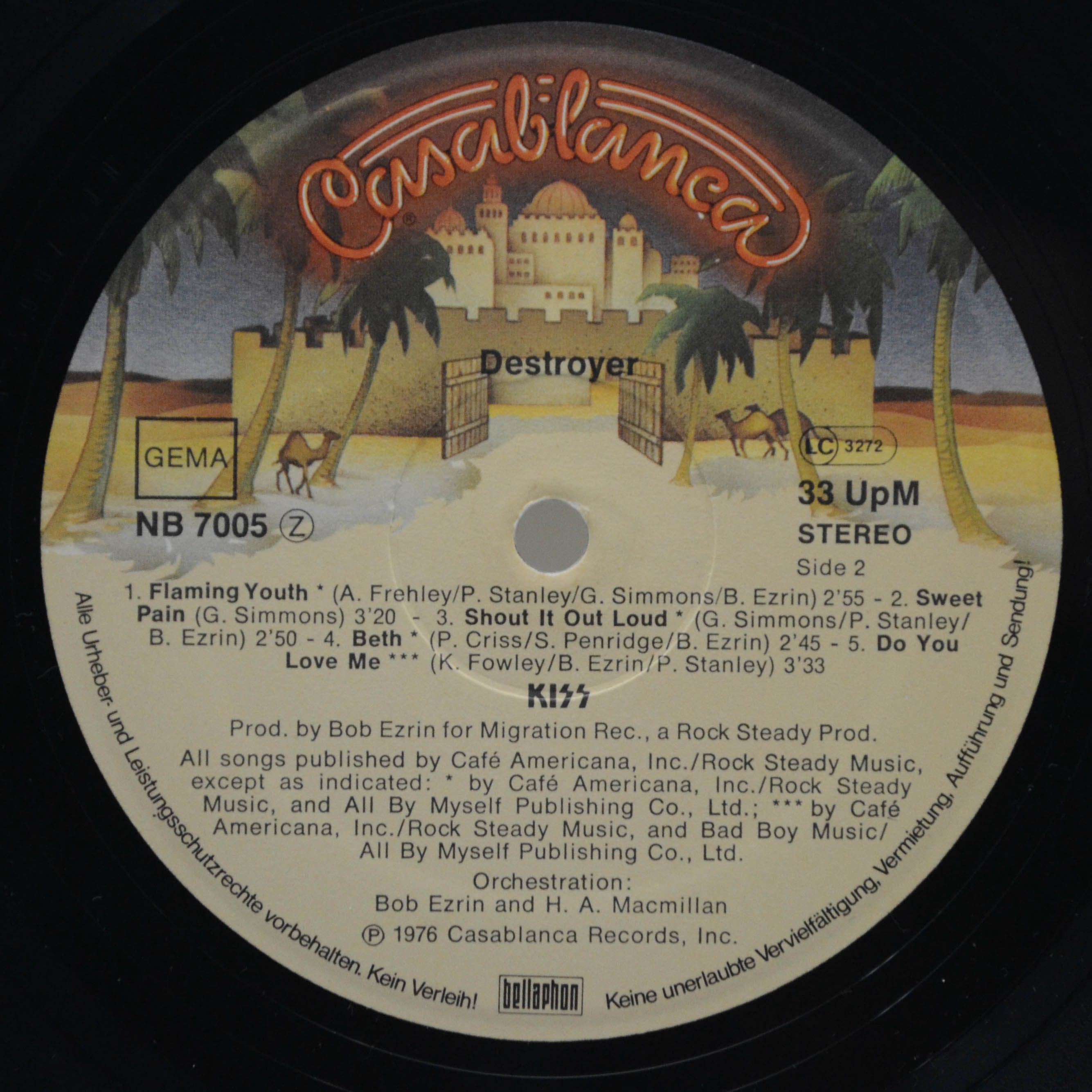 Kiss — Destroyer, 1976