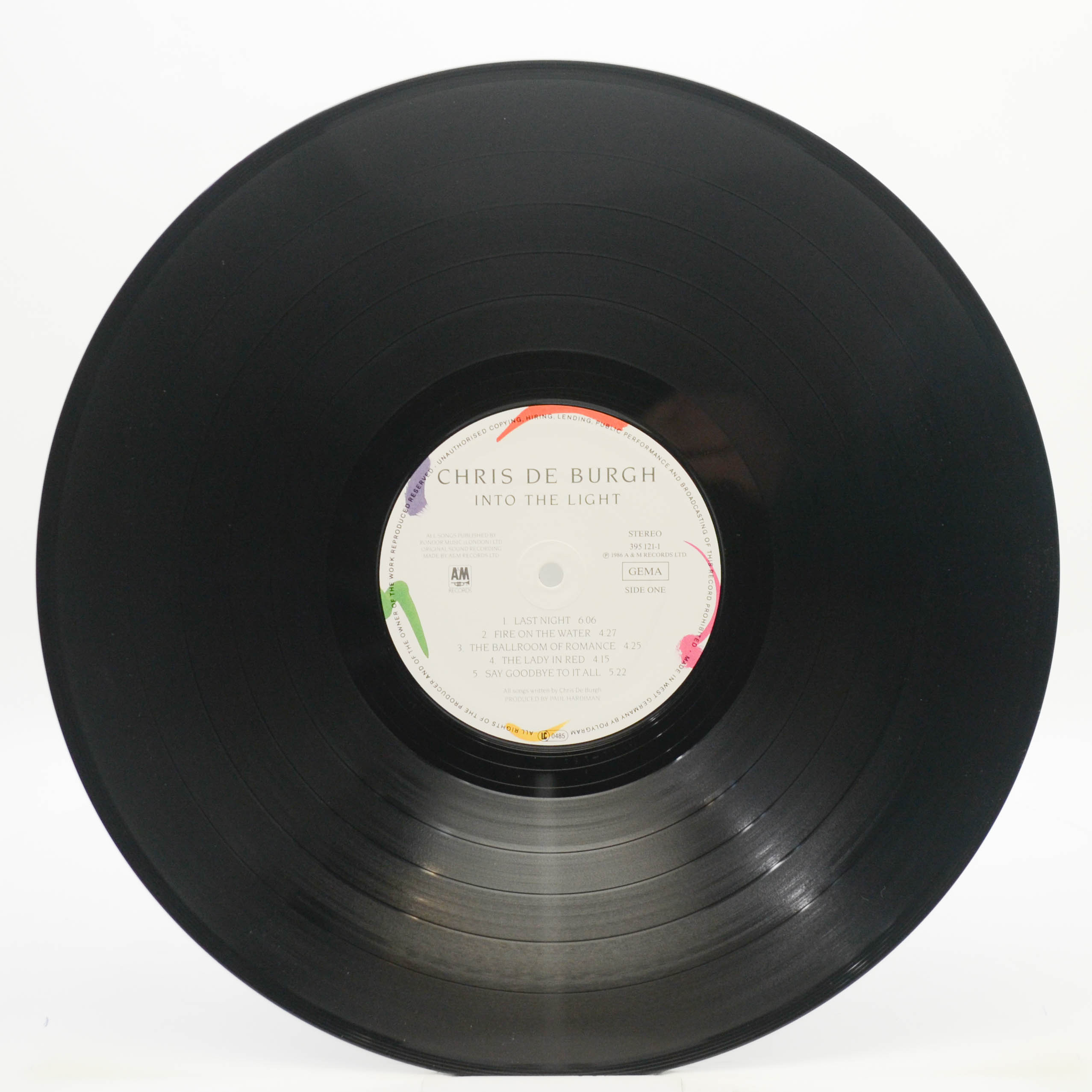 Виниловая пластинка Chris de Burgh — Into The Light, 1986