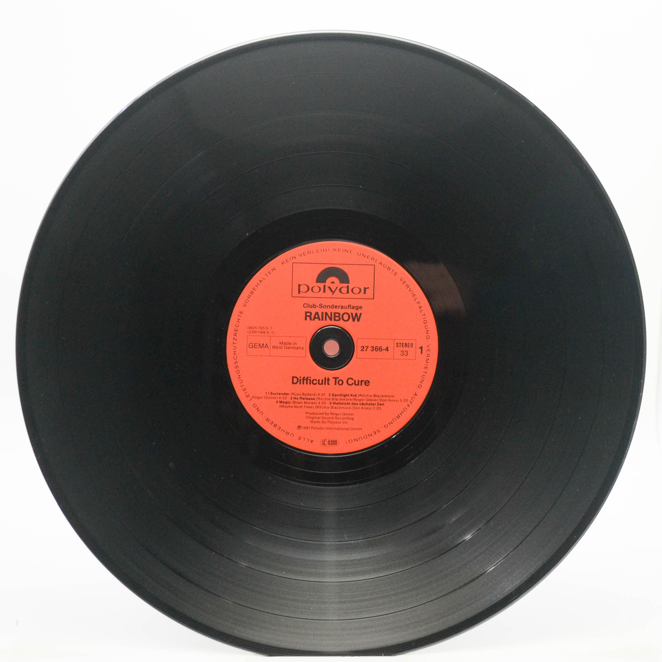 Rainbow — Difficult To Cure, 1981