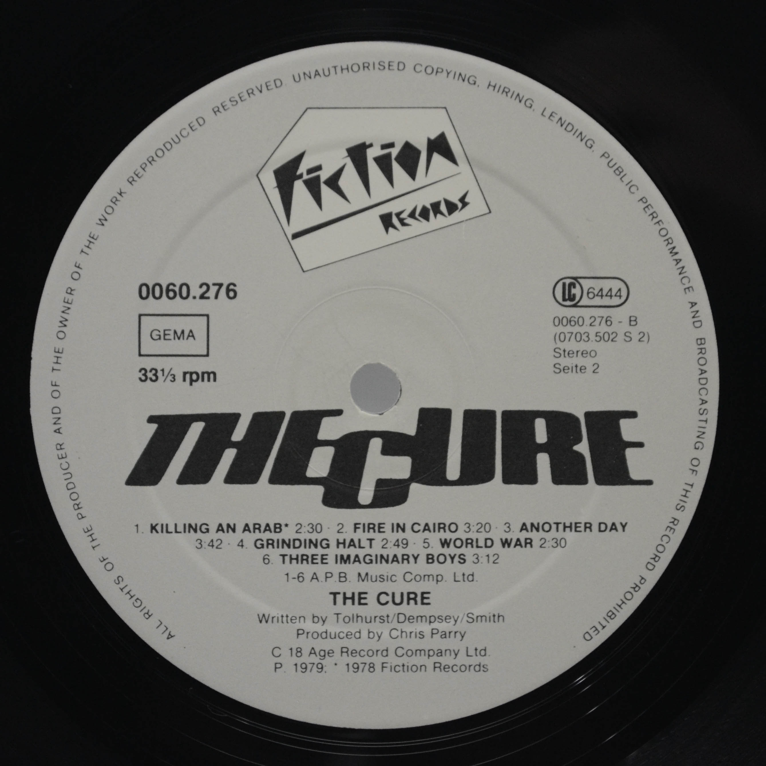 Cure — Boys Don't Cry, 1980
