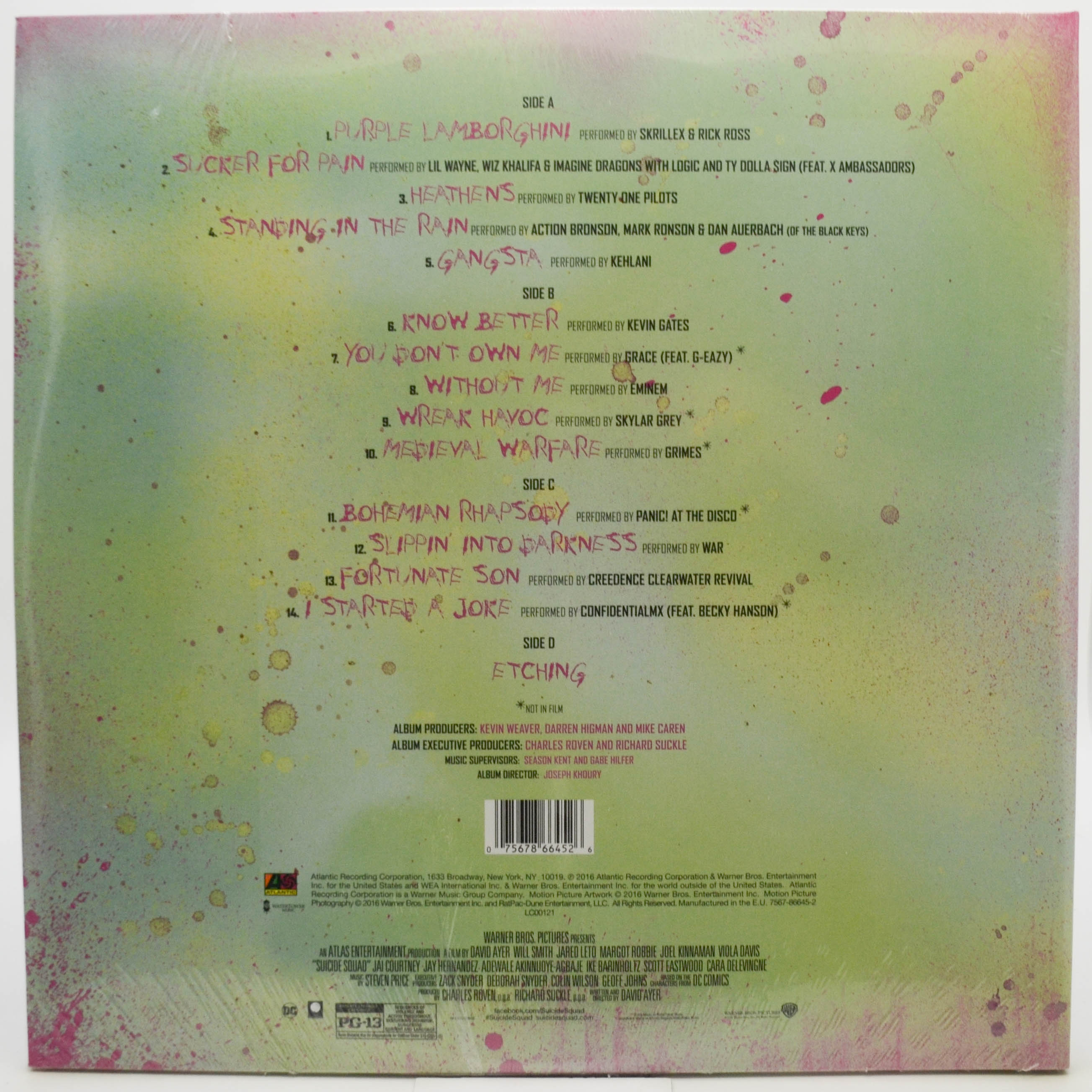 Various — Suicide Squad (The Album) (2LP), 2016