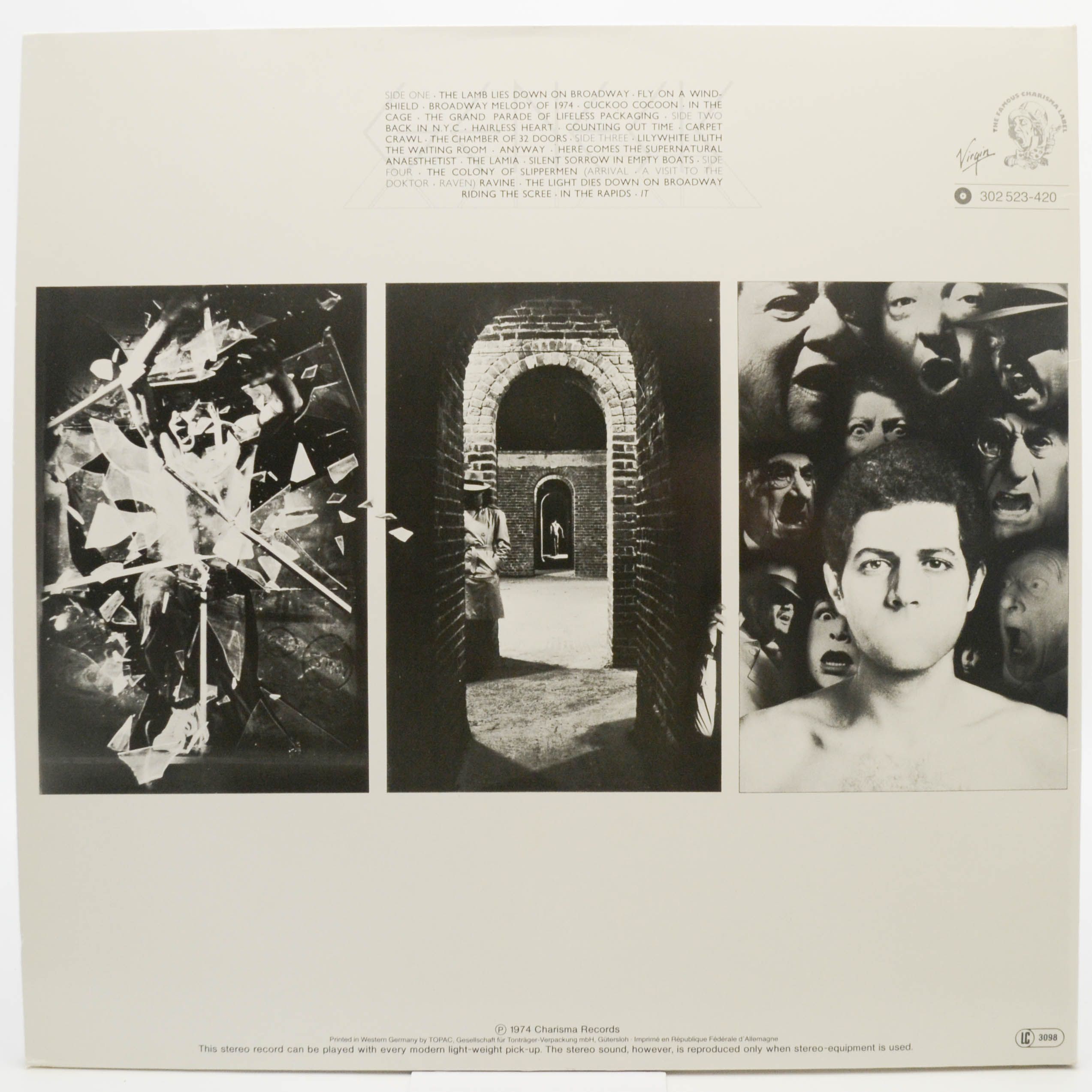 Genesis — The Lamb Lies Down On Broadway (2LP), 1974