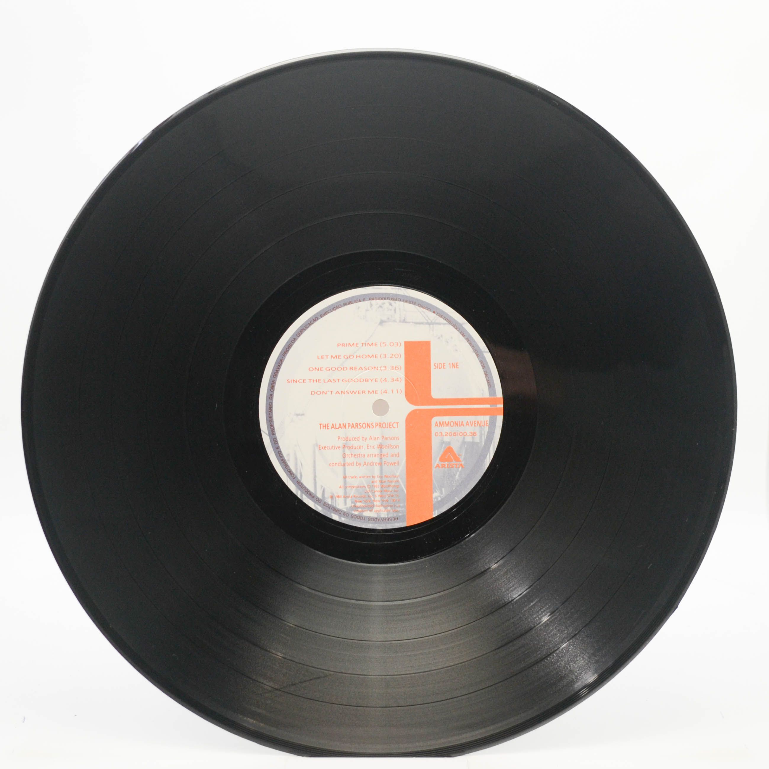 Виниловая пластинка Alan Parsons Project — Ammonia Avenue, 1984