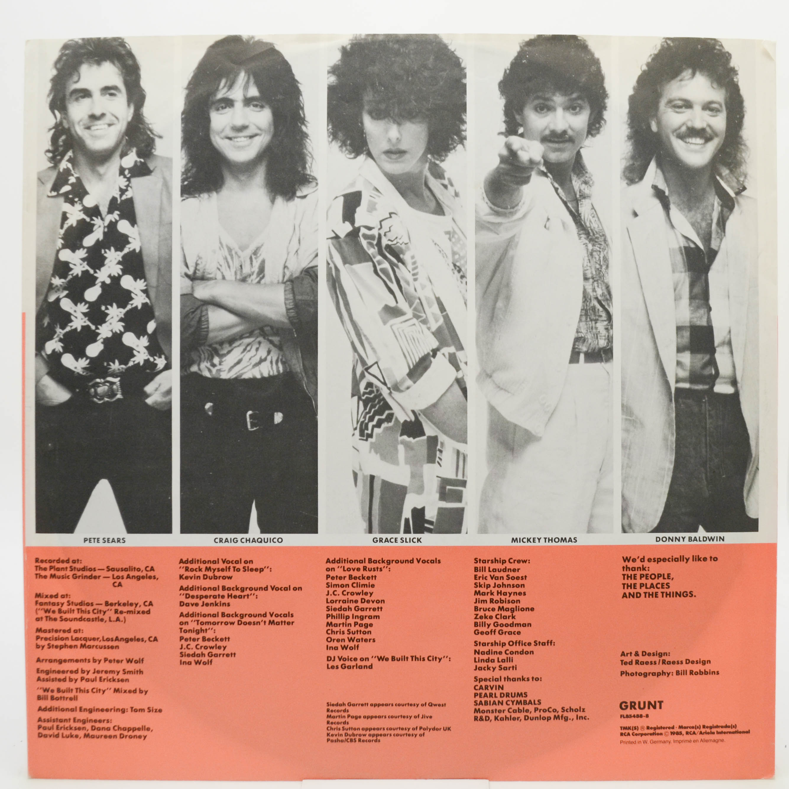 Виниловая пластинка Starship — Knee Deep In The Hoopla, 1985