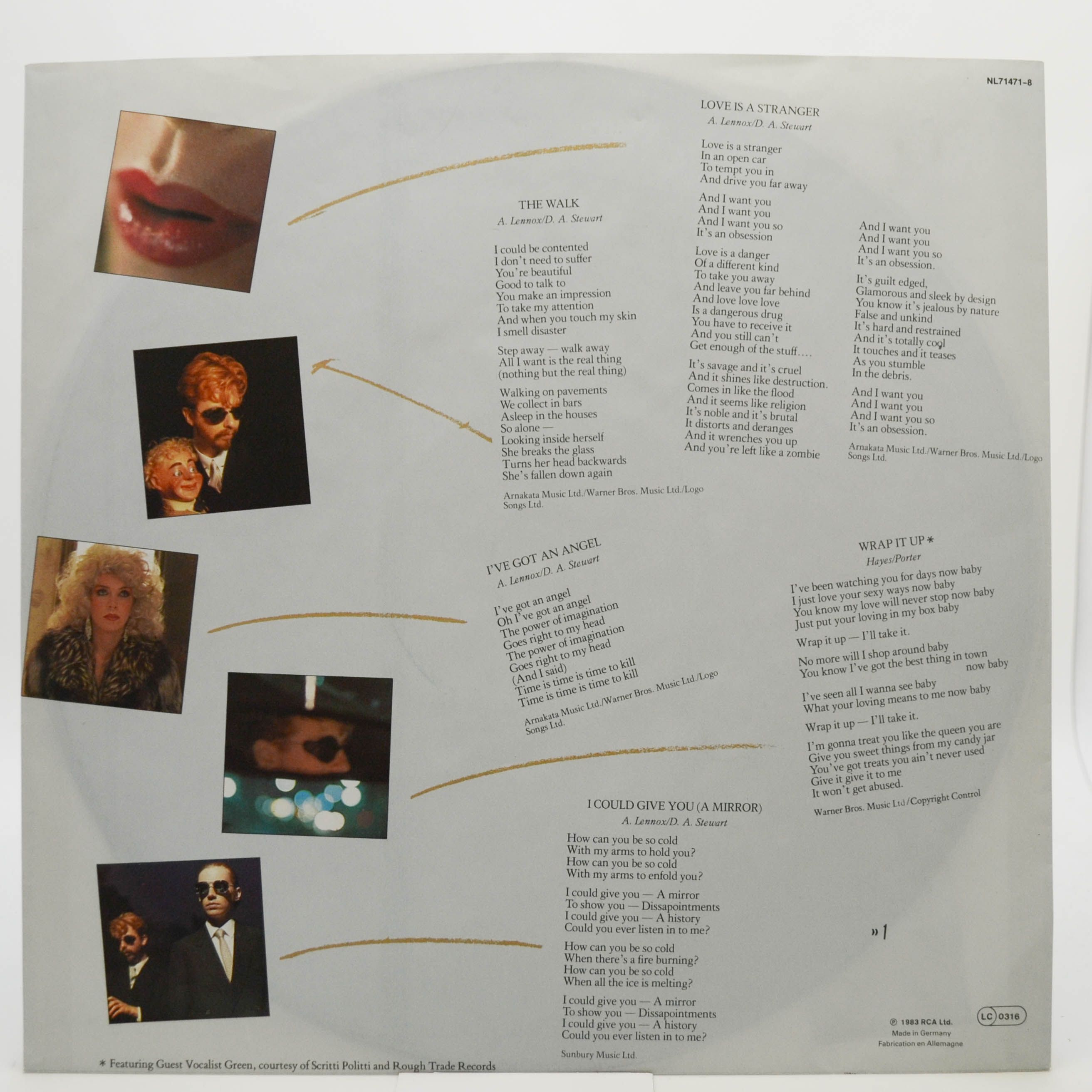 Eurythmics — Sweet Dreams (Are Made Of This), 1987