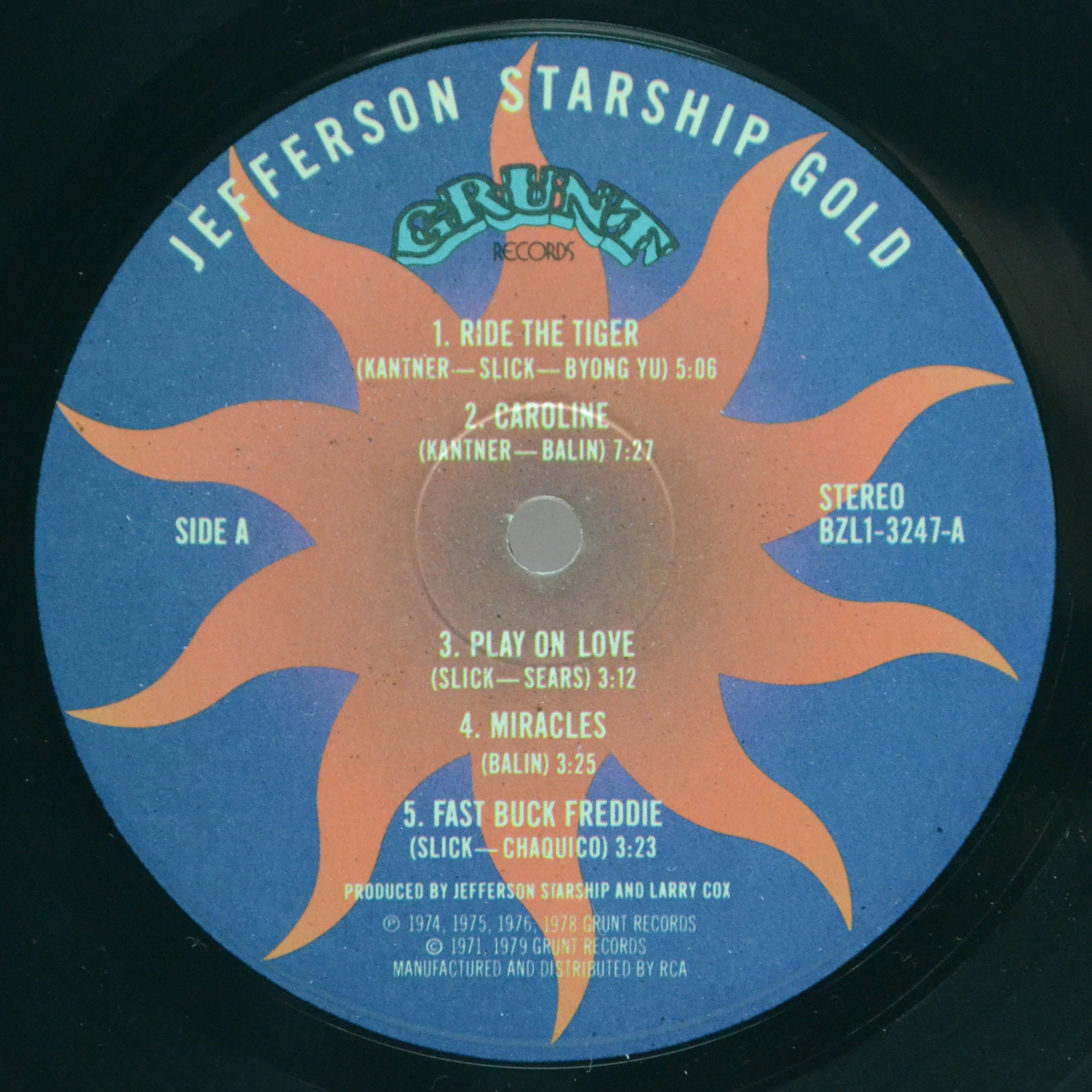 Виниловая пластинка Jefferson Starship — Gold (LP+7", USA), 1979