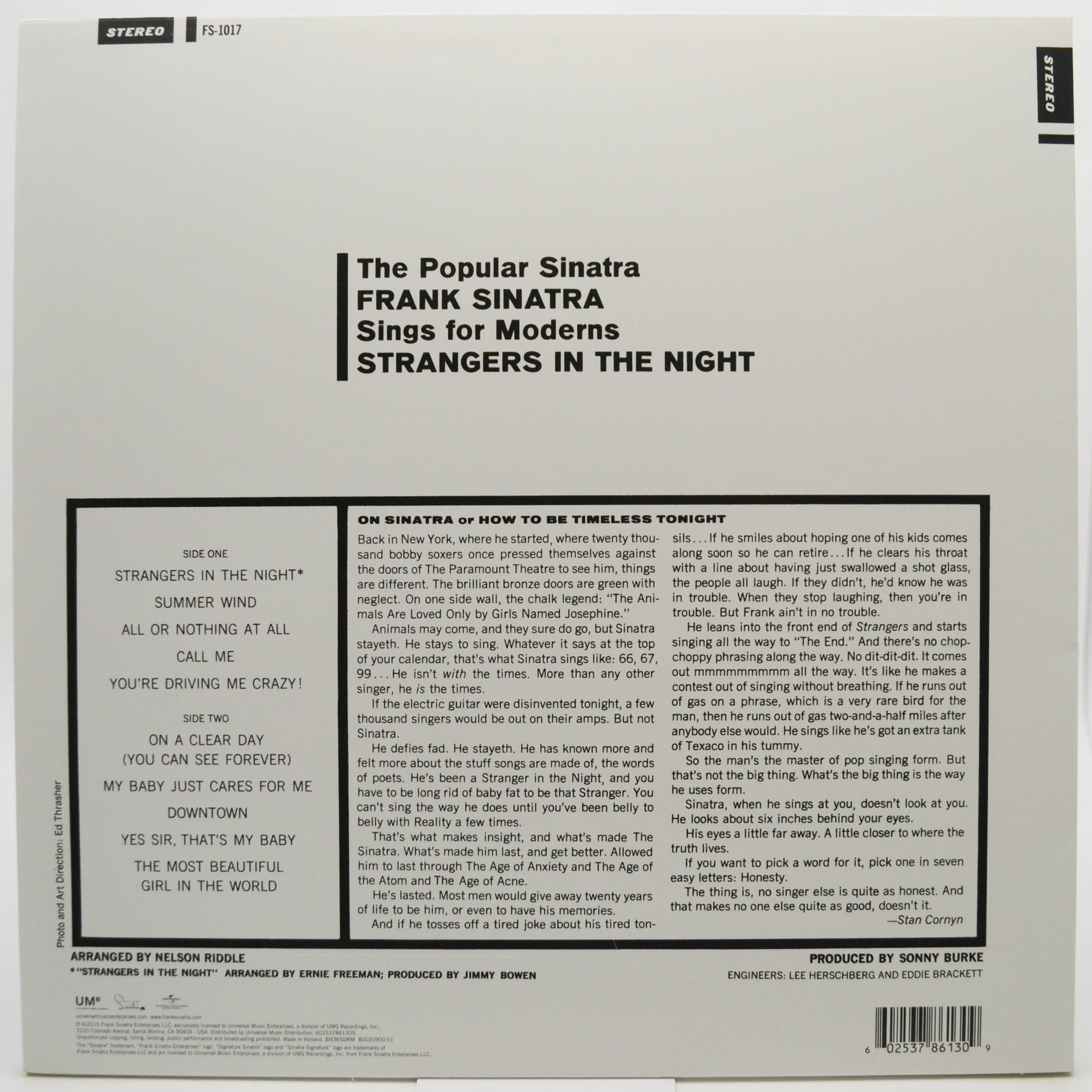 Frank Sinatra — Strangers In The Night, 1966