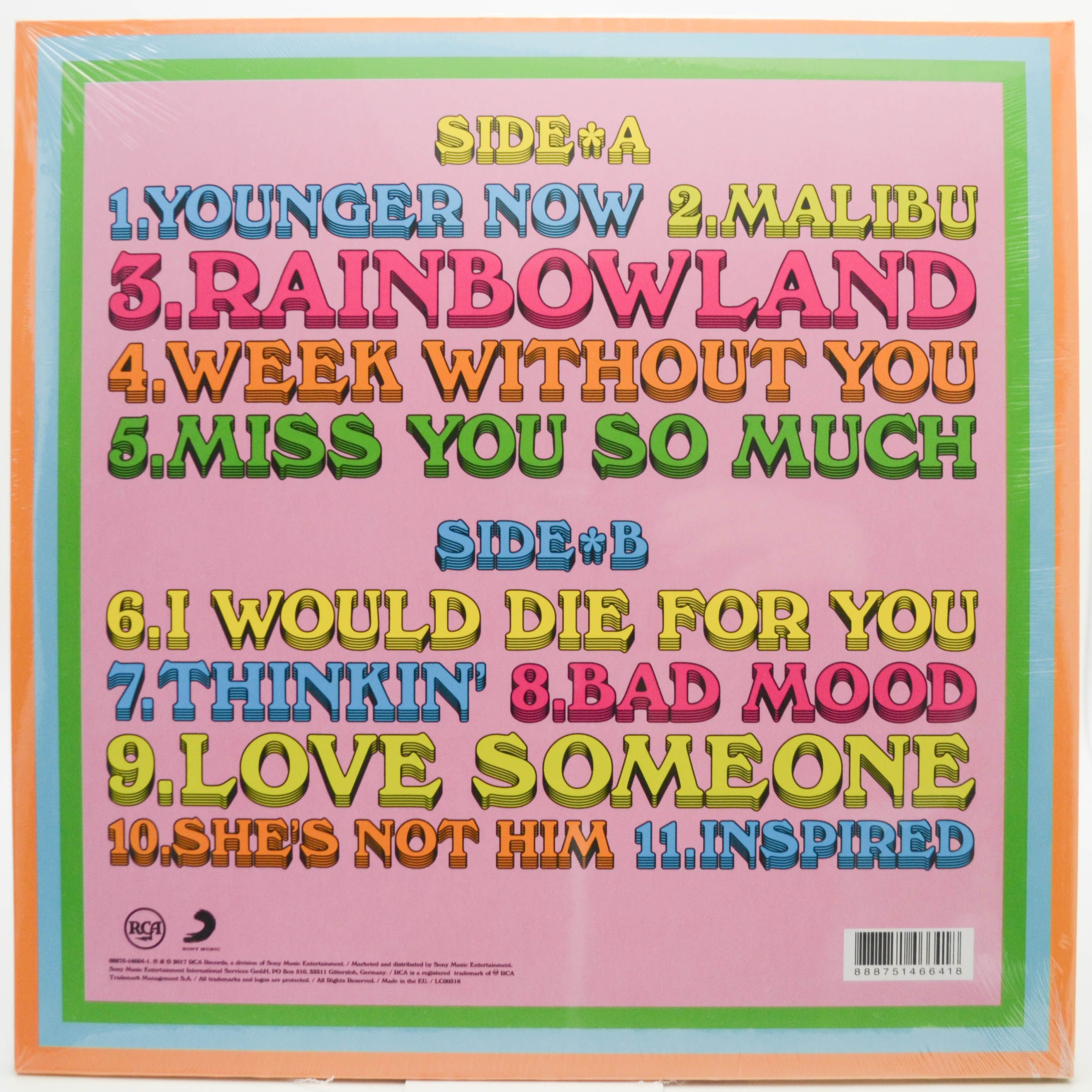 Виниловая пластинка Miley Cyrus — Younger Now, 2017