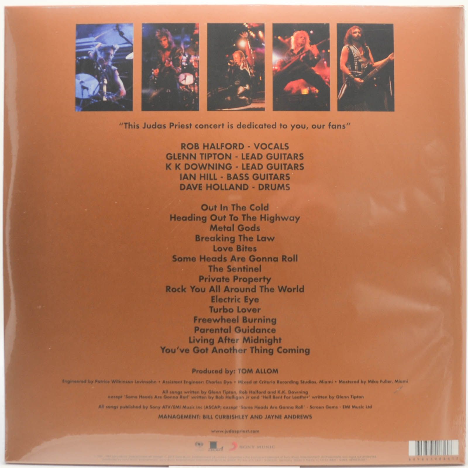 Виниловая пластинка Judas Priest — Priest...Live! (2LP), 1987