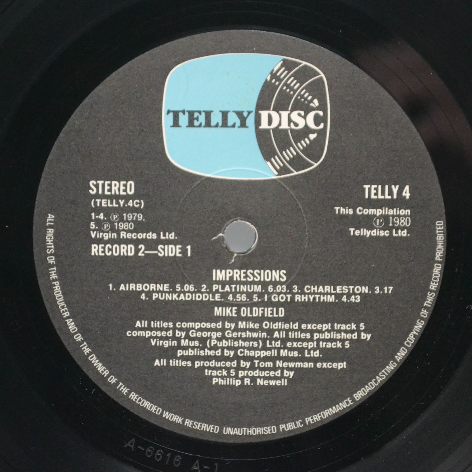 Mike Oldfield — Impressions (2LP, UK), 1980