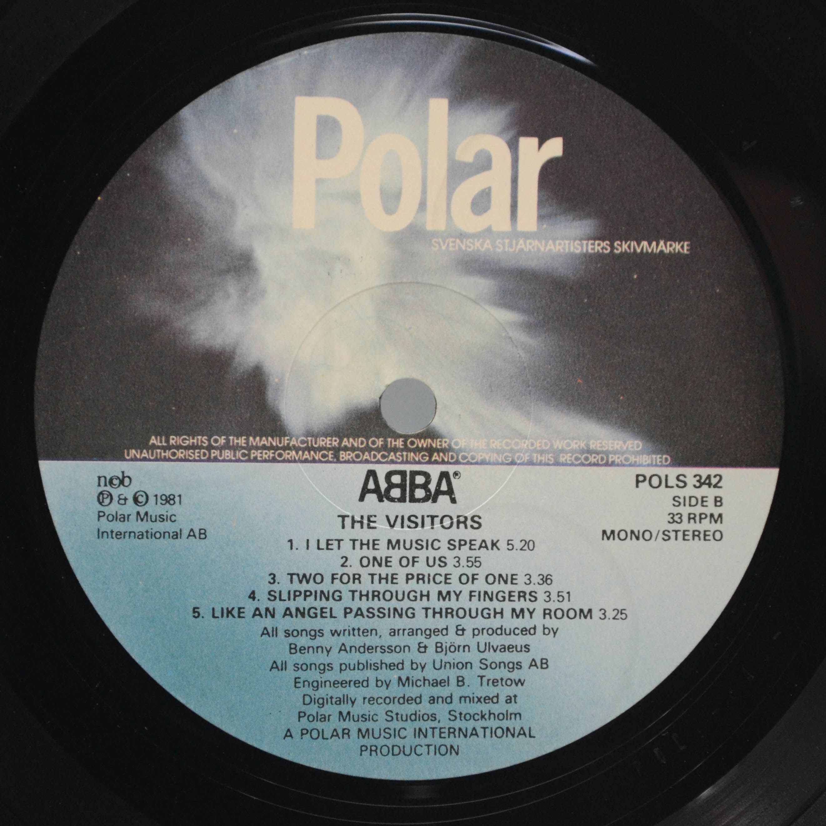 ABBA — The Visitors (1-st, Sweden), 1981