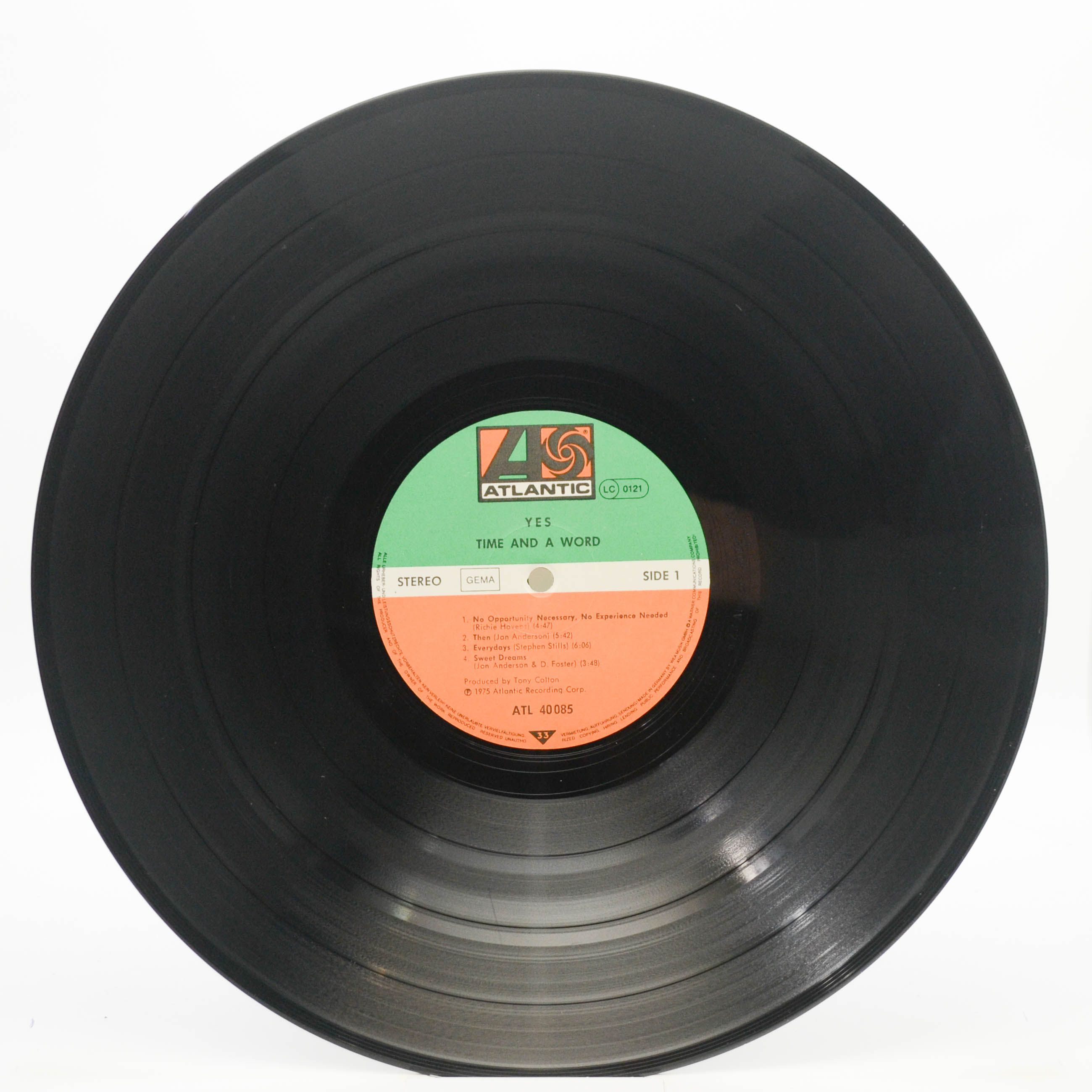 Виниловая пластинка Yes — Time And A Word, 1970
