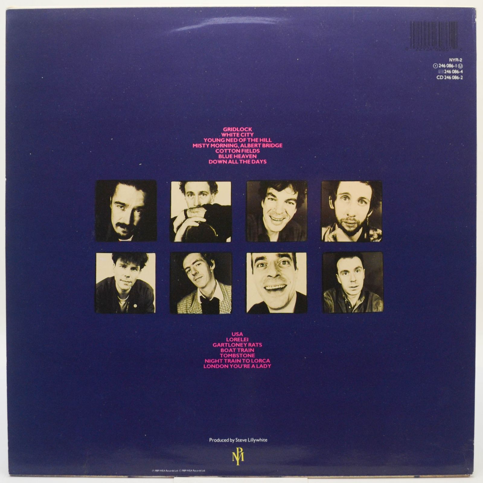Виниловая пластинка Pogues — Peace And Love, 1989