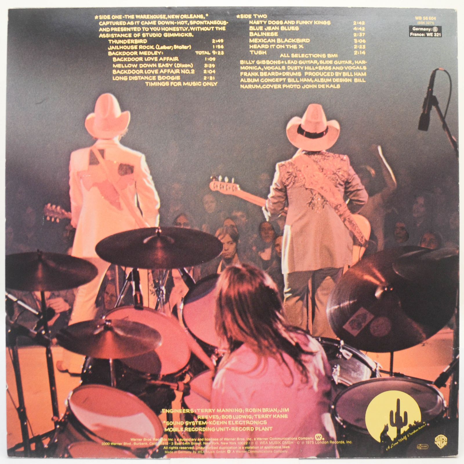 ZZ Top — Fandango!, 1975