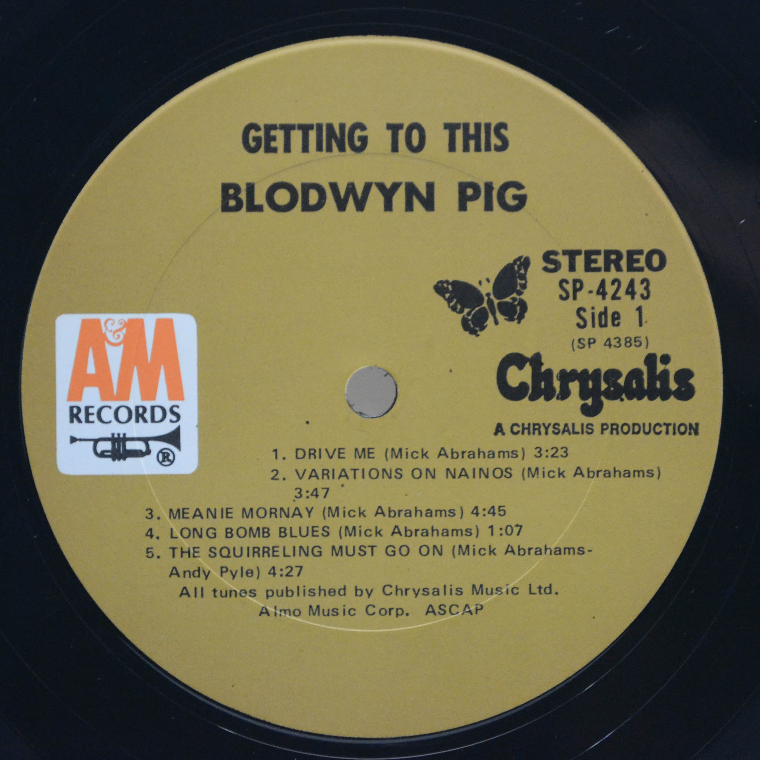 Виниловая пластинка Blodwyn Pig — Getting To This (USA), 1970