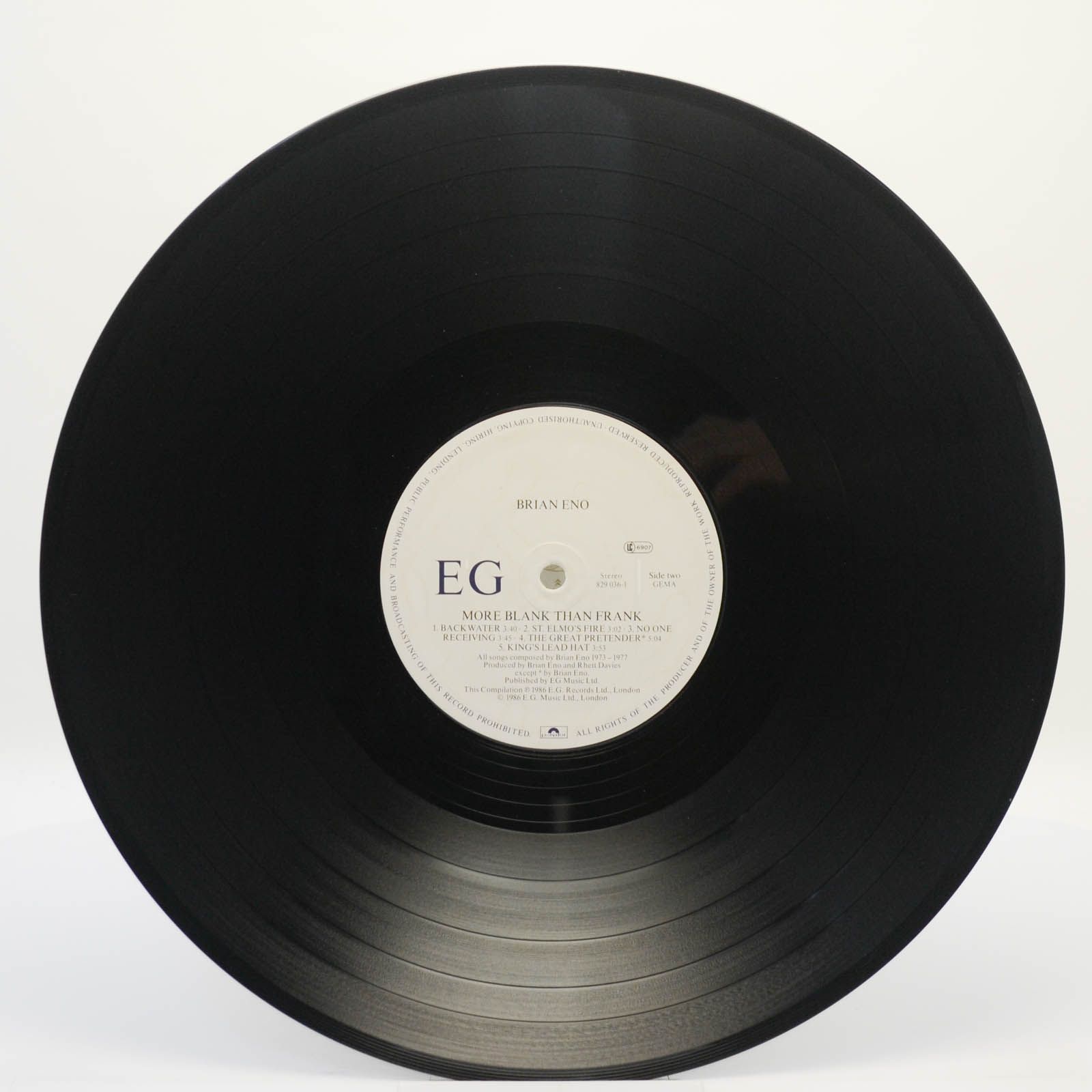 Виниловая пластинка Eno — More Blank Than Frank, 1986
