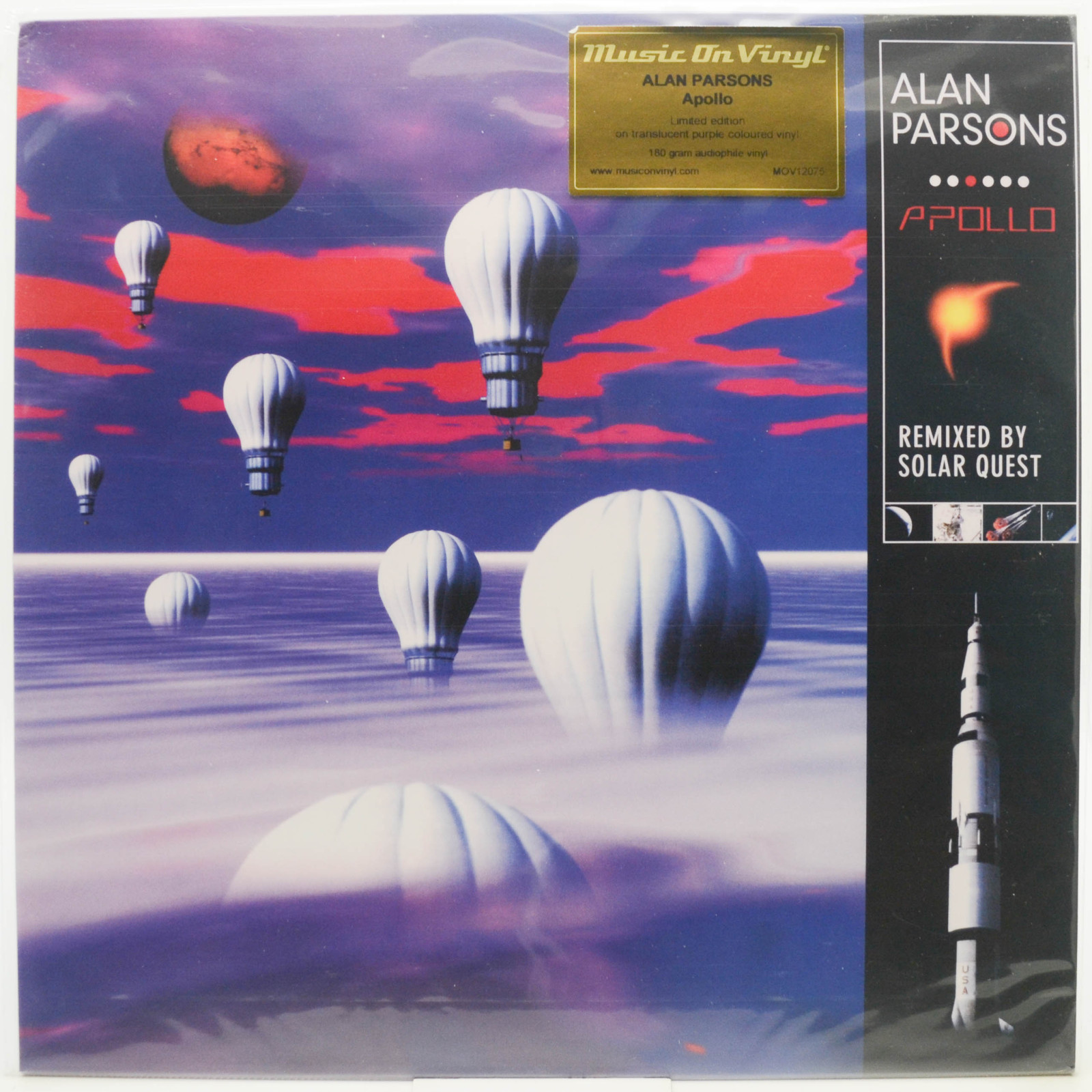 Виниловая пластинка Alan Parsons — Apollo (Remixed By Solar Quest), 1996
