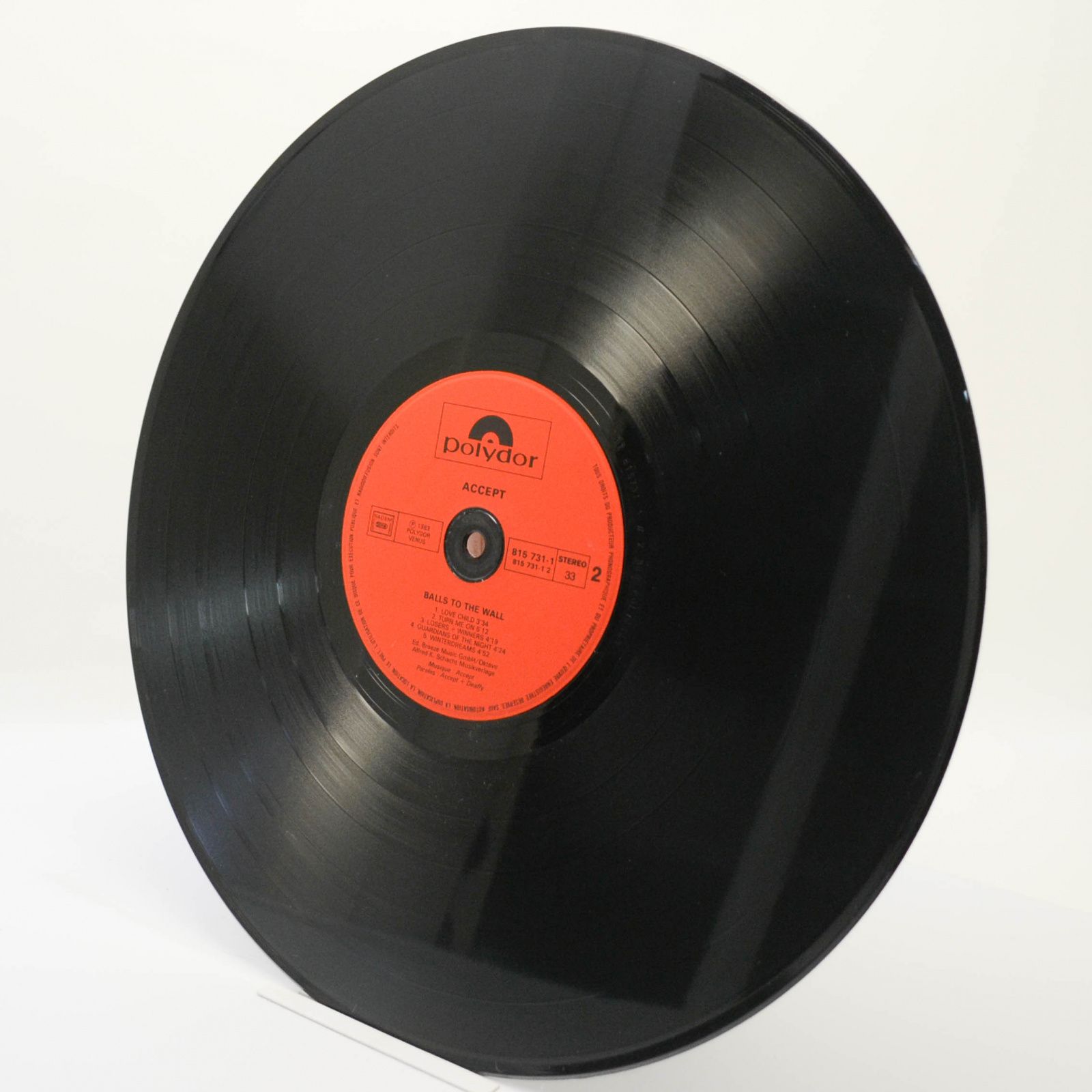 Accept — Balls To The Wall (poster), 1983