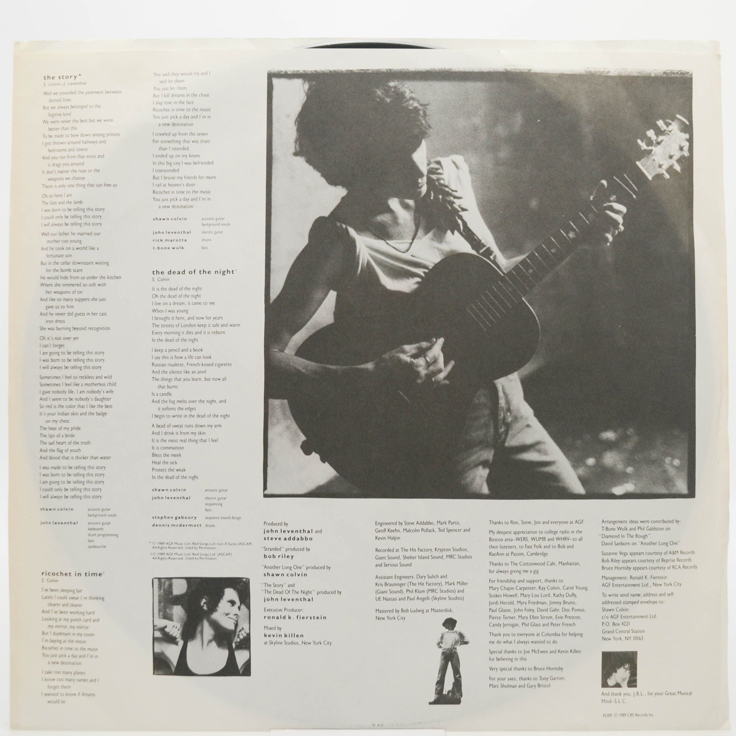 Виниловая пластинка Shawn Colvin — Steady On (1-st, USA), 1989