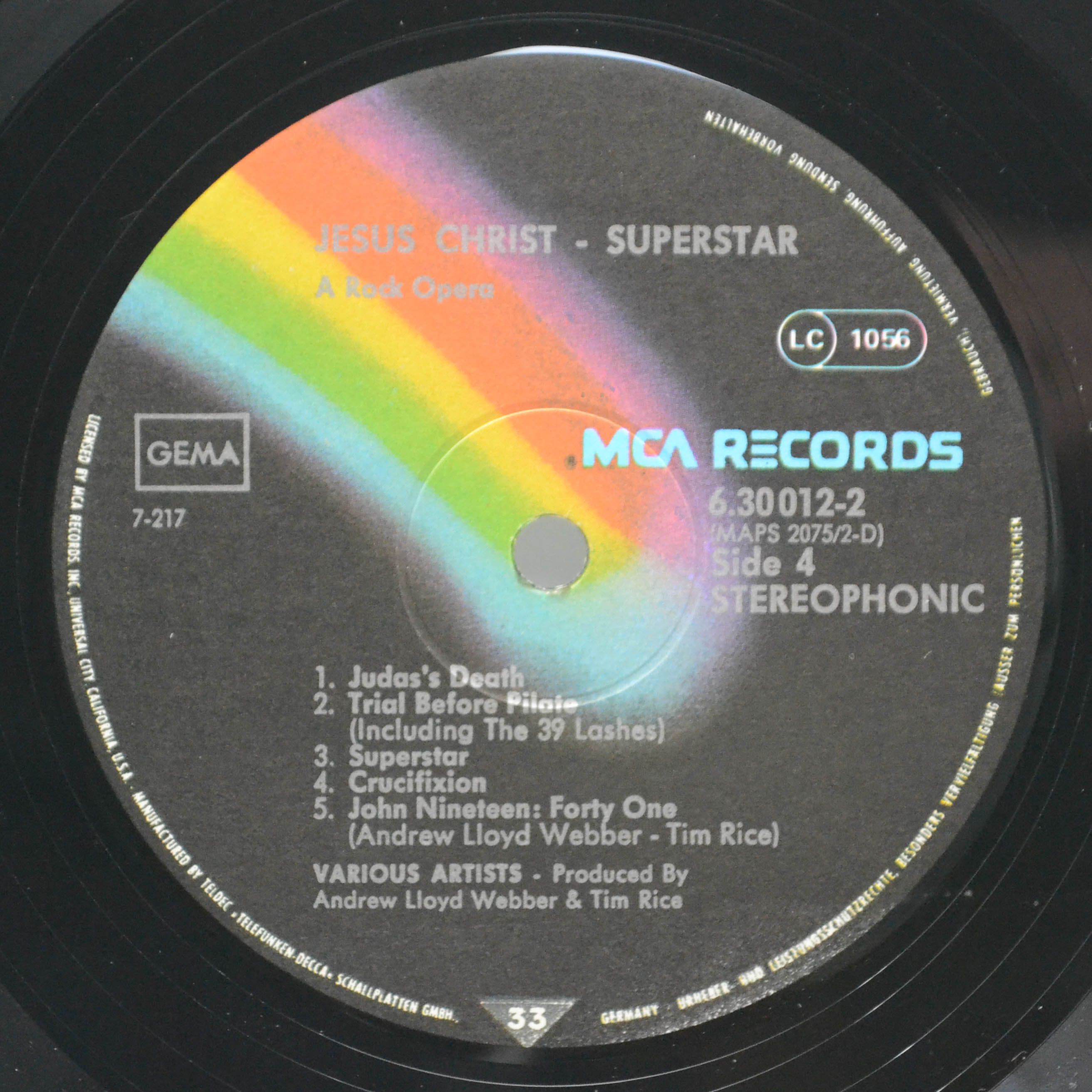 Various — Jesus Christ Superstar (2LP, Box-set, booklet), 1970