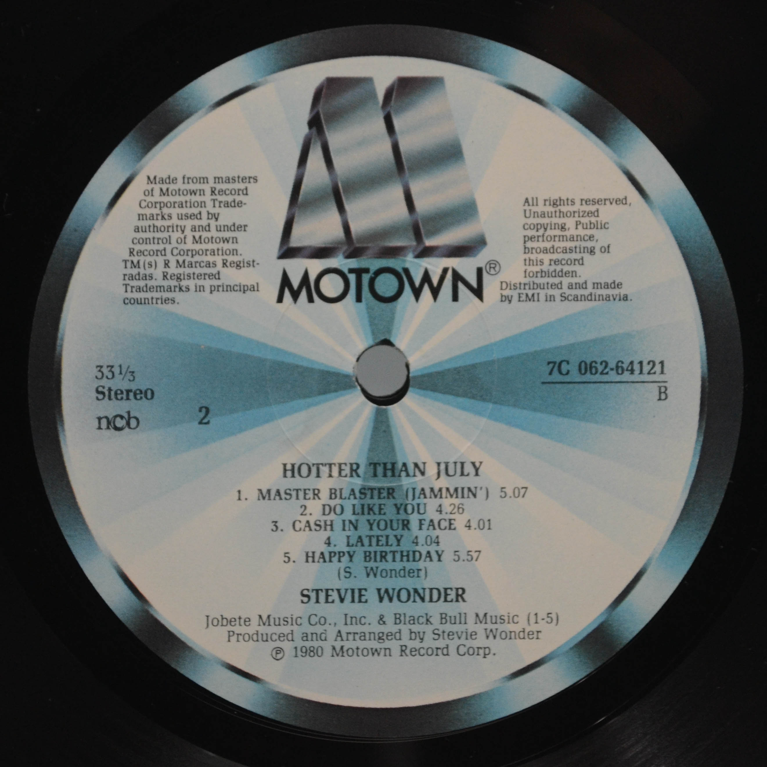 Виниловая пластинка Stevie Wonder — Hotter Than July, 1980