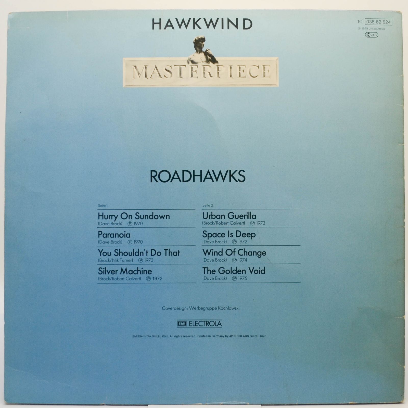 Виниловая пластинка Hawkwind — Roadhawks, 1975