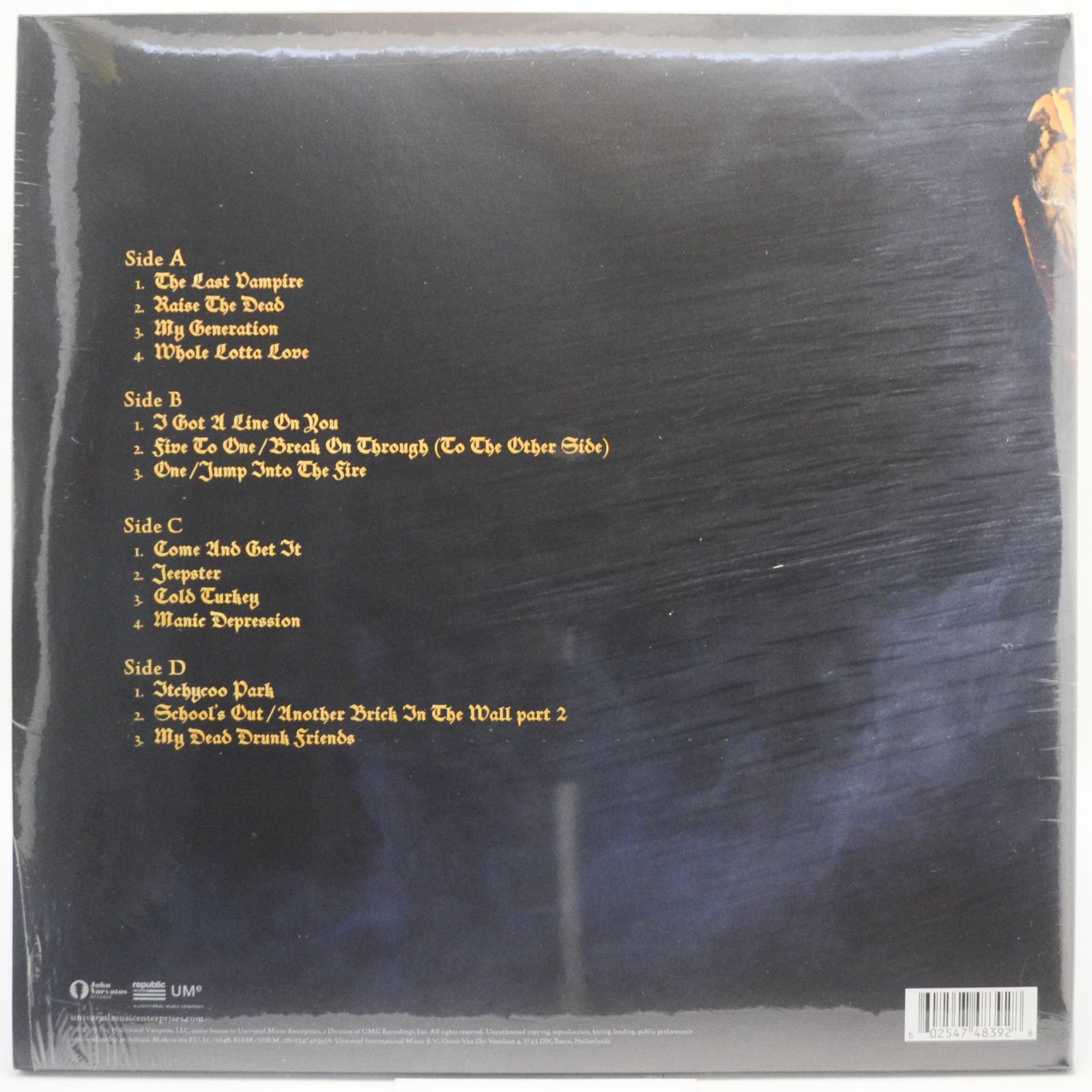 Виниловая пластинка Hollywood Vampires — Hollywood Vampires (2LP), 2015