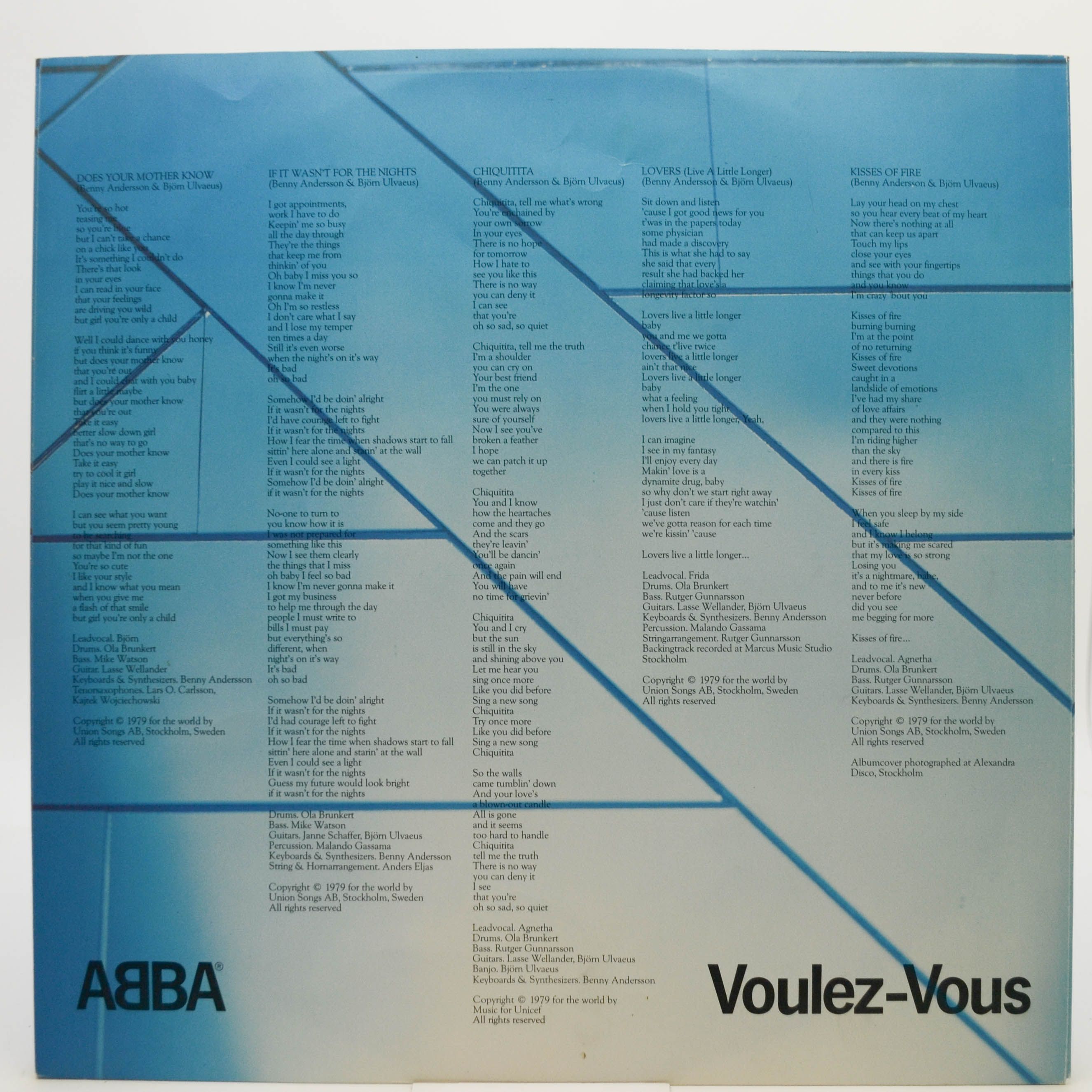 ABBA — Voulez-Vous (1-st, Sweden), 1979