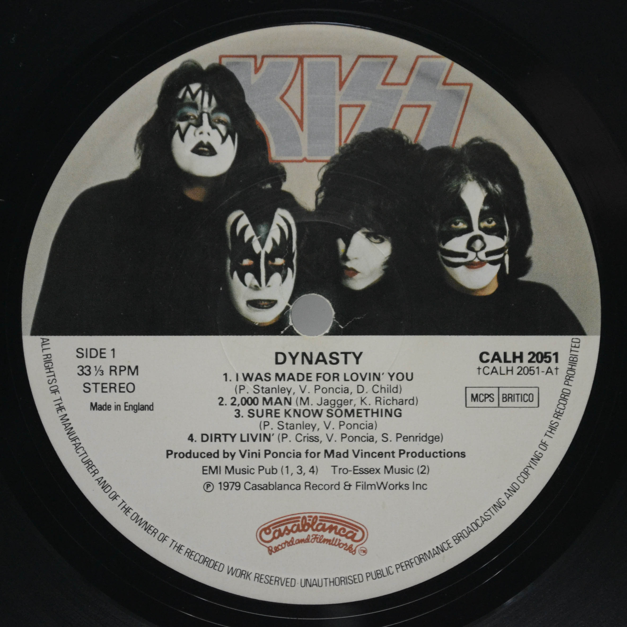 Kiss — Dynasty (UK), 1979