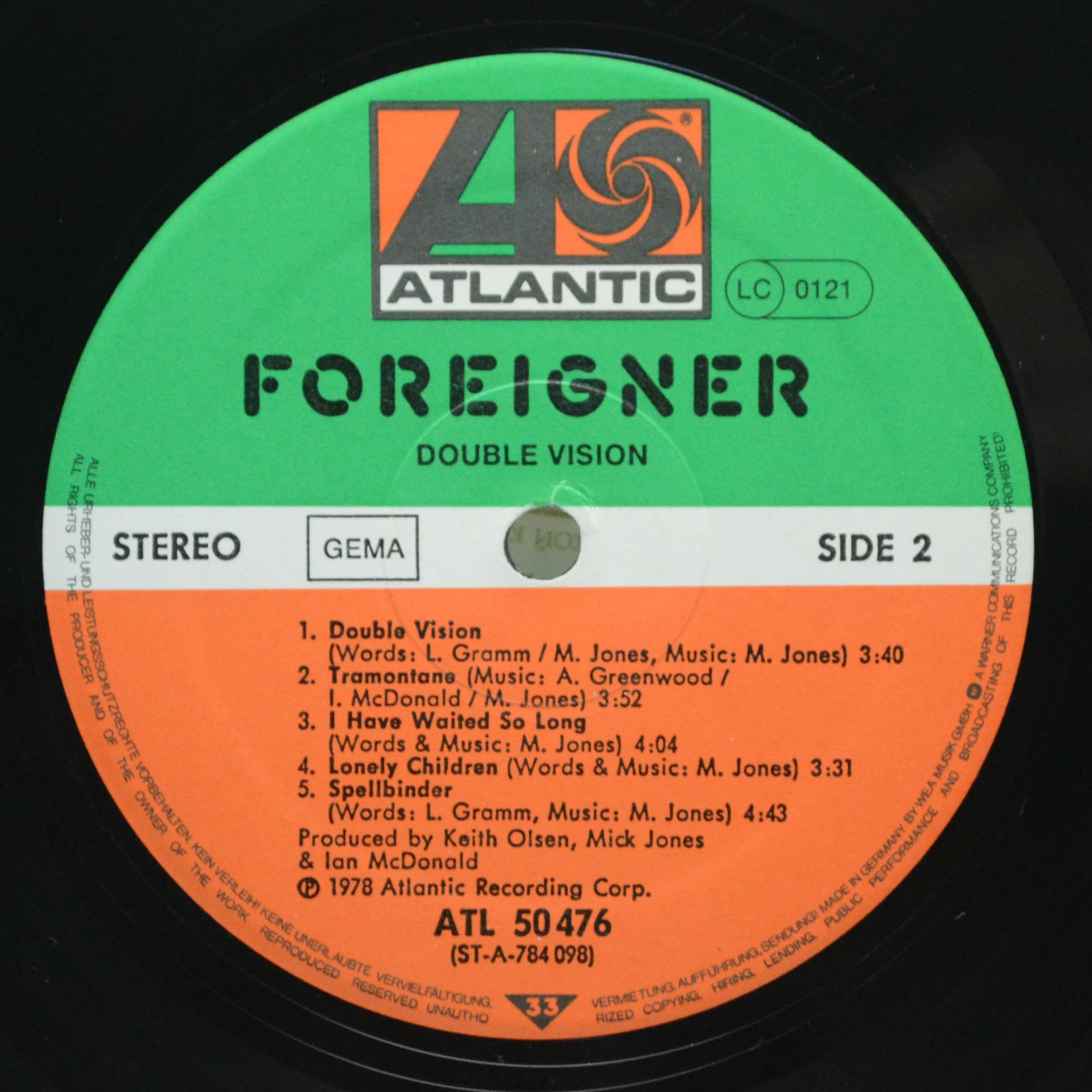 Foreigner — Double Vision, 1978