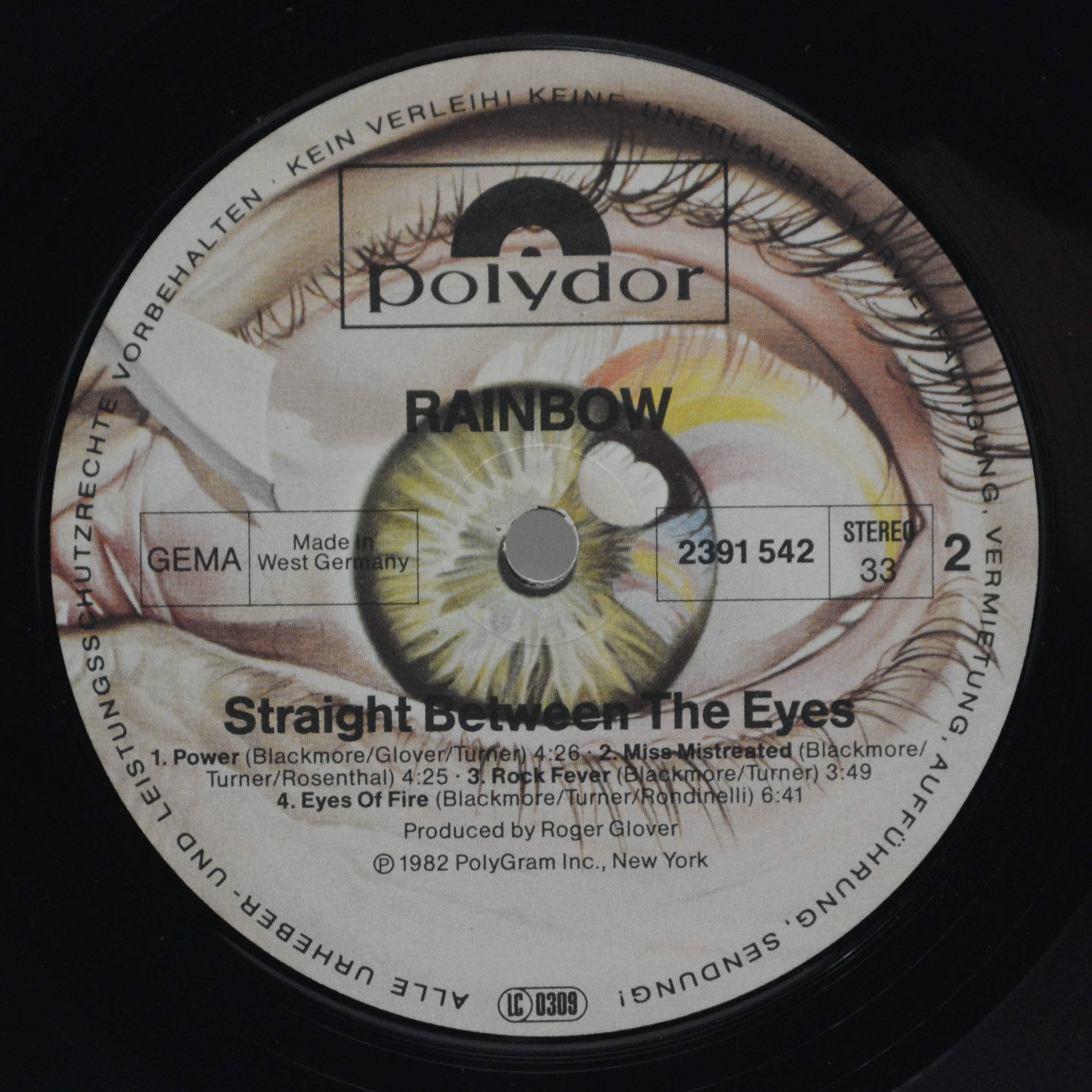 Rainbow — Straight Between The Eyes, 1982