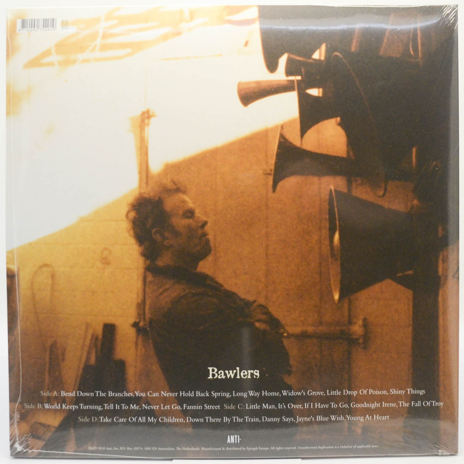 Tom Waits — Bawlers (2LP), 2018
