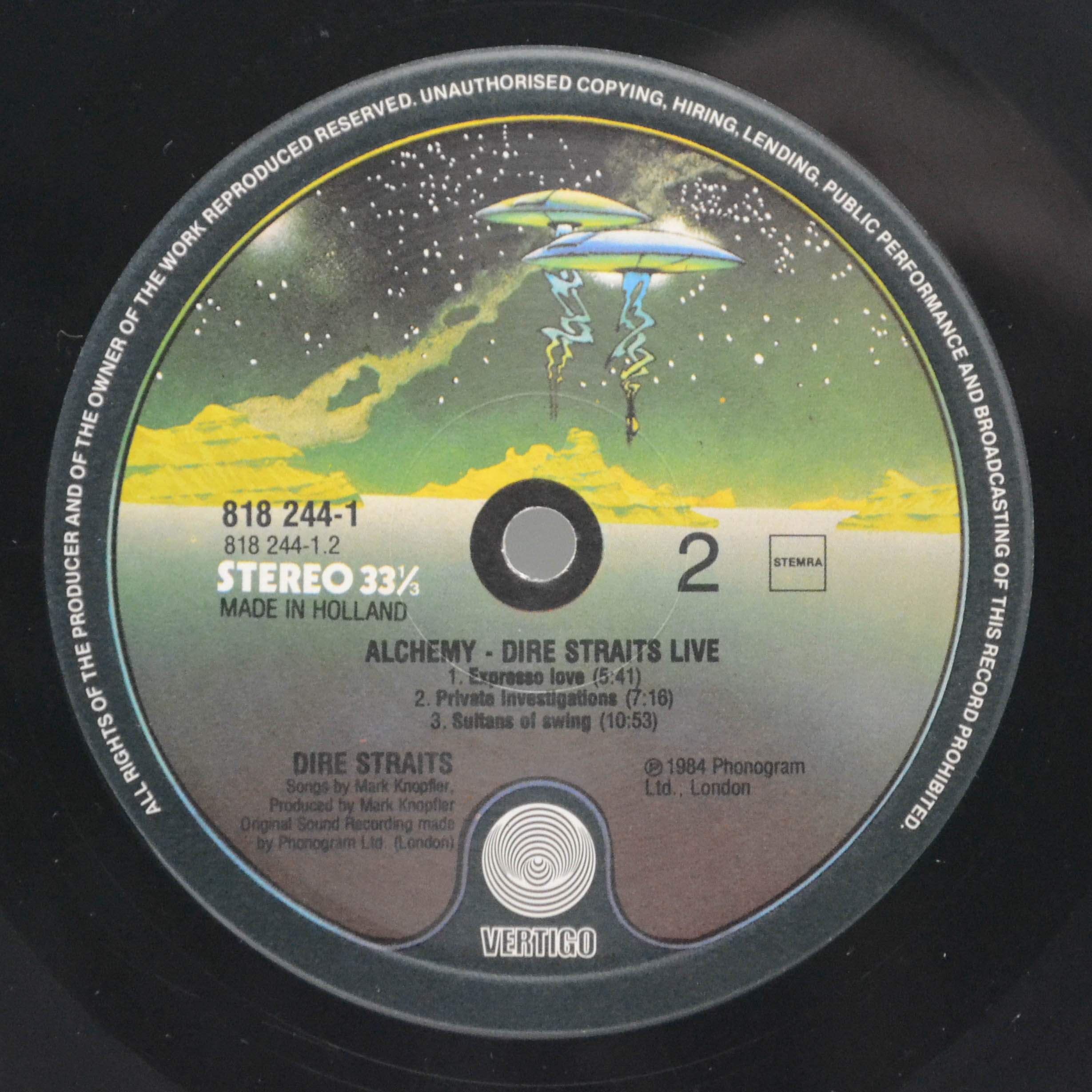 Виниловая пластинка Dire Straits — Alchemy - Dire Straits Live (2LP), 1984