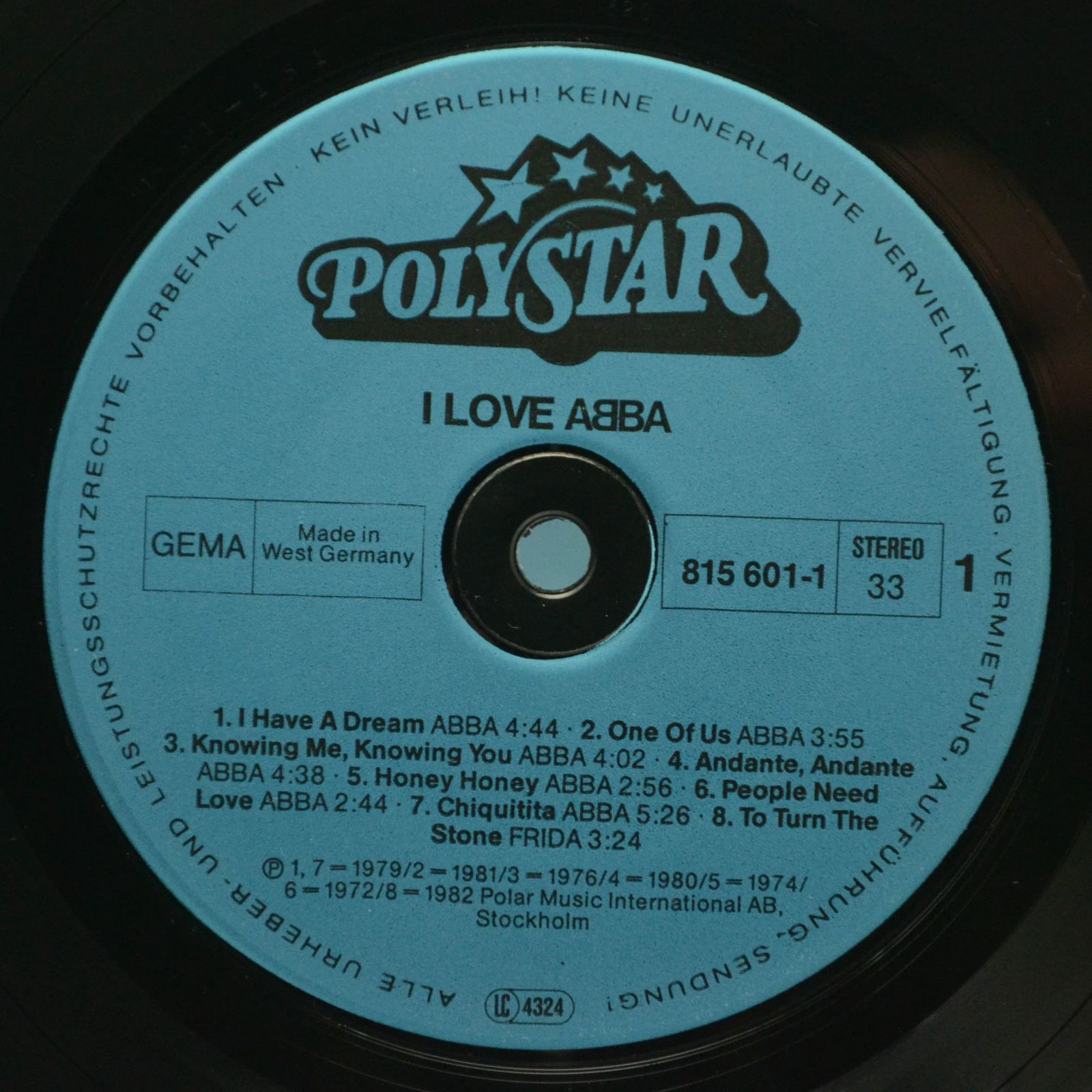 ABBA — I Love ABBA, 1984