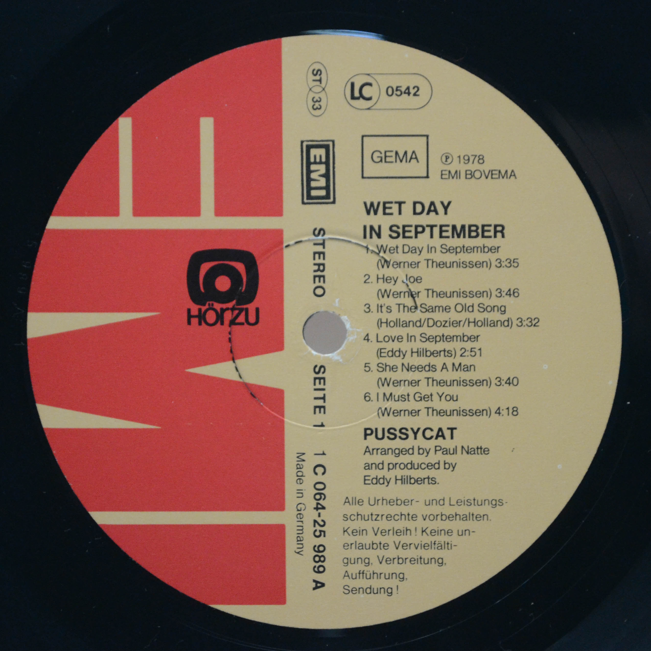 Pussycat — Wet Day In September, 1978