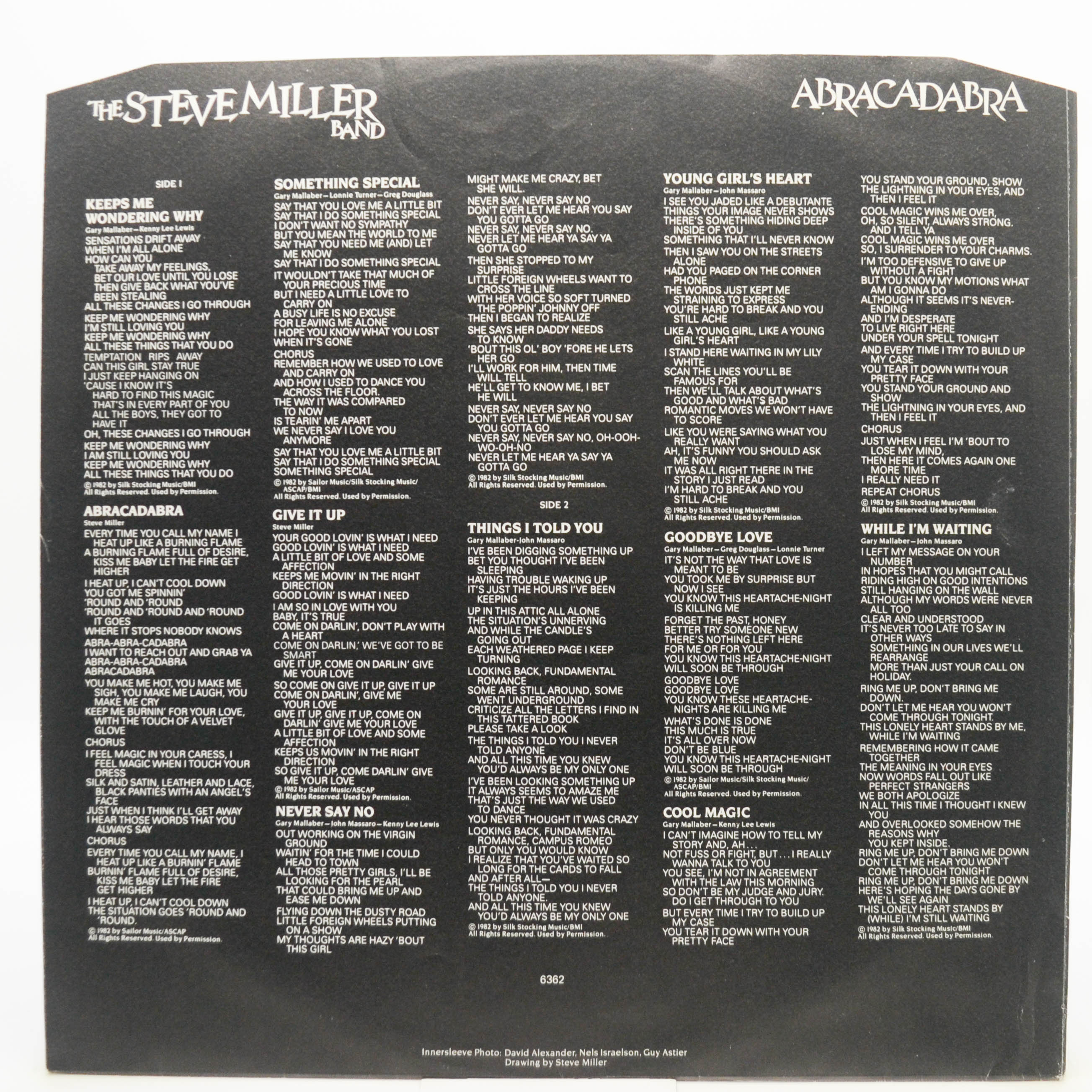 Виниловая пластинка Steve Miller Band — Abracadabra, 1982