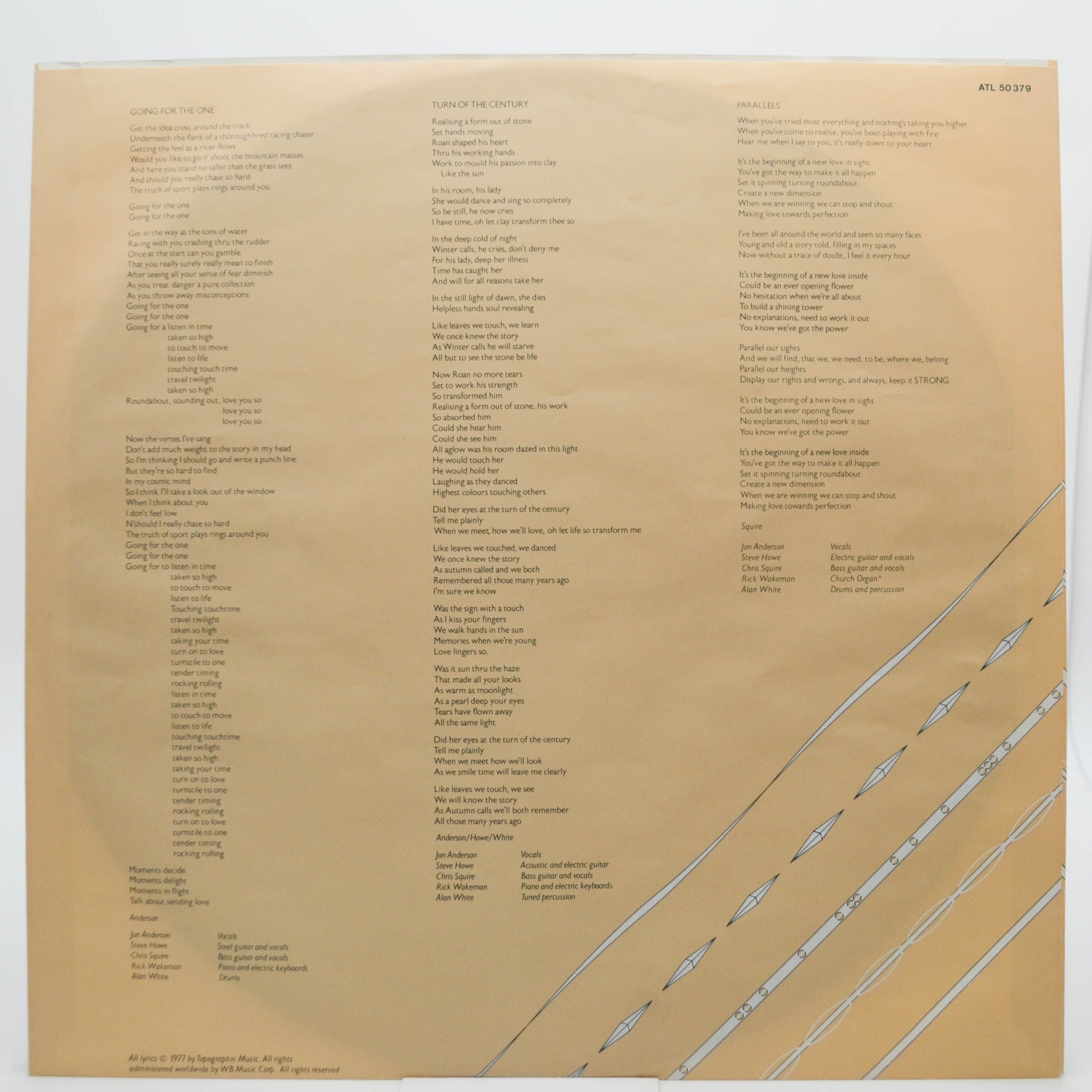 Виниловая пластинка Yes — Going For The One, 1977