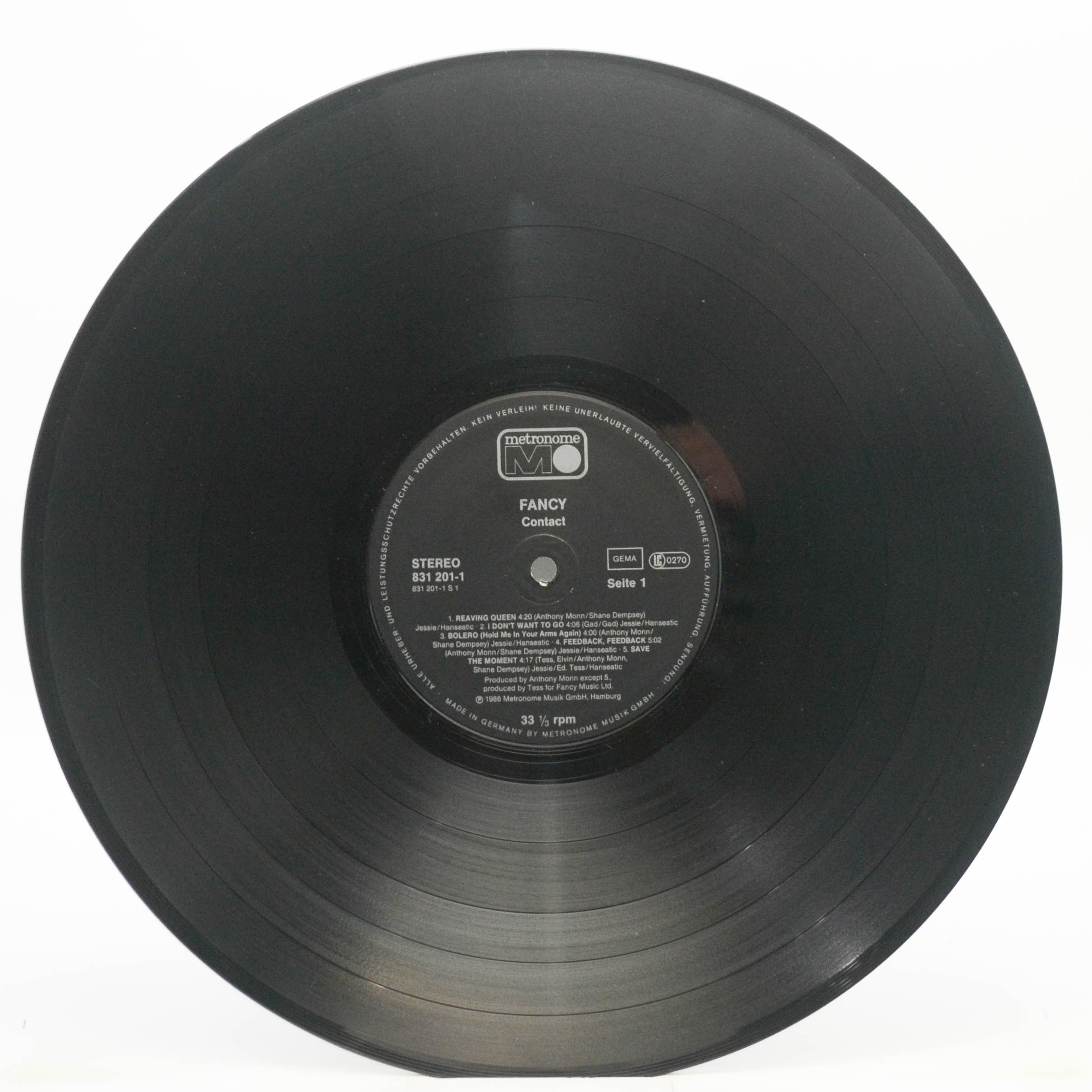 Виниловая пластинка Fancy — Contact (1-st, Germany), 1986