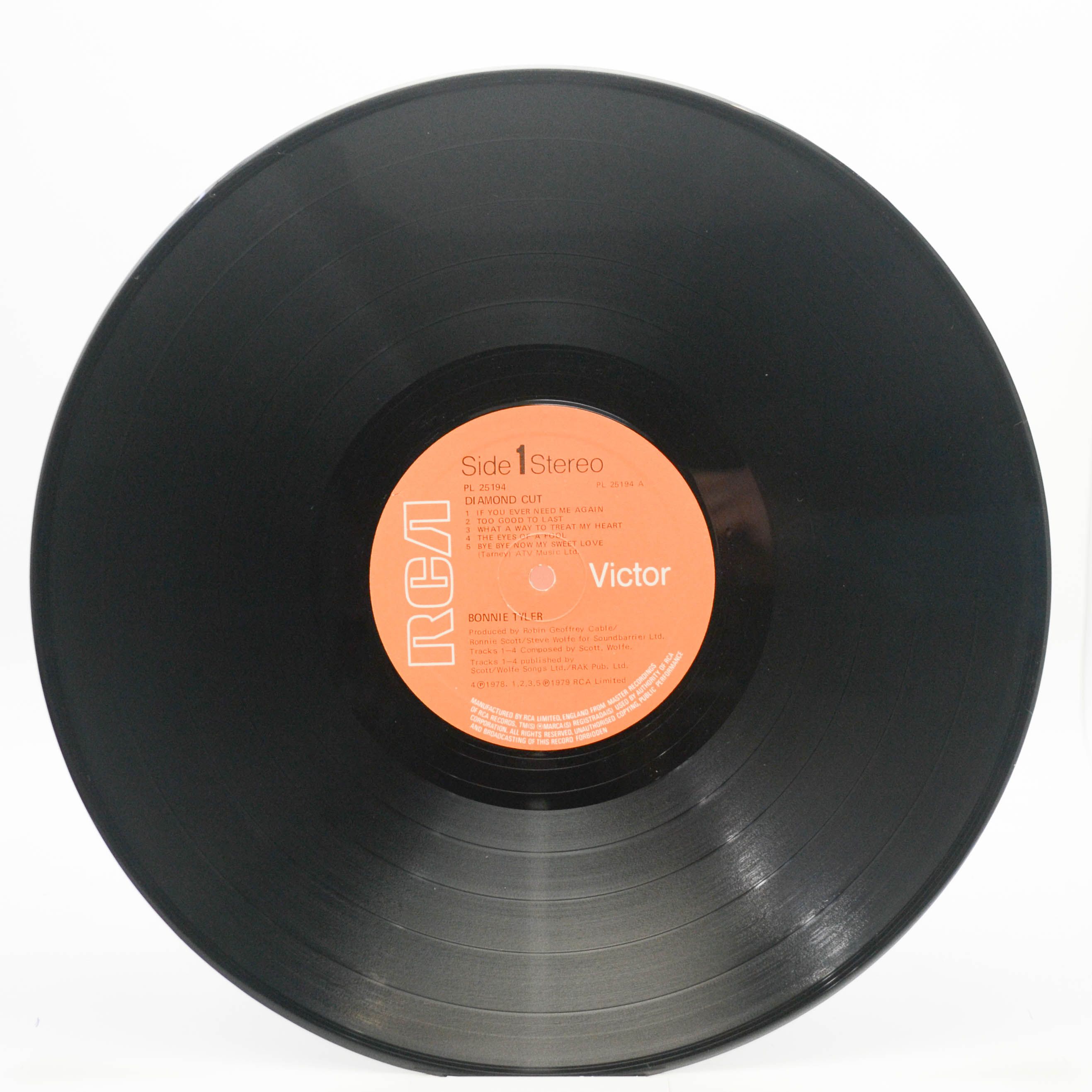 Виниловая пластинка Bonnie Tyler — Diamond Cut (1-st, UK), 1979