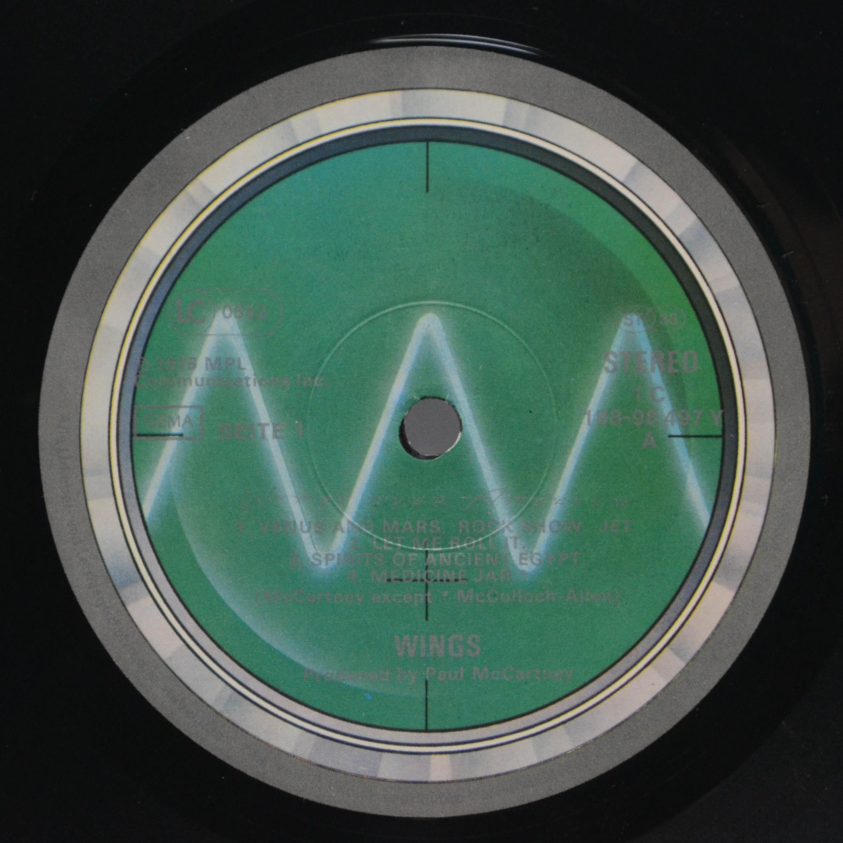 Wings — Wings Over America (3LP, poster), 1976