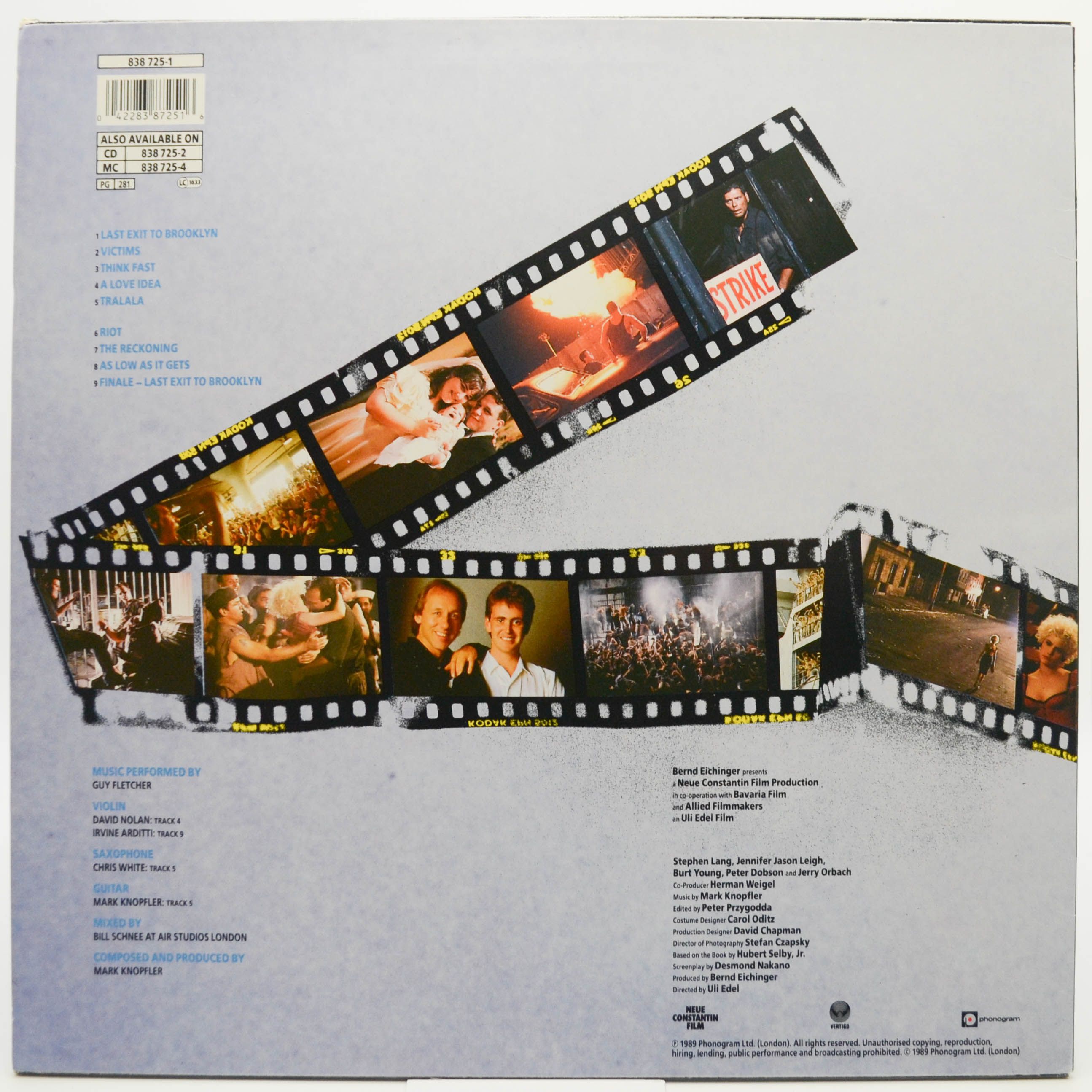 Mark Knopfler — Last Exit To Brooklyn, 1989