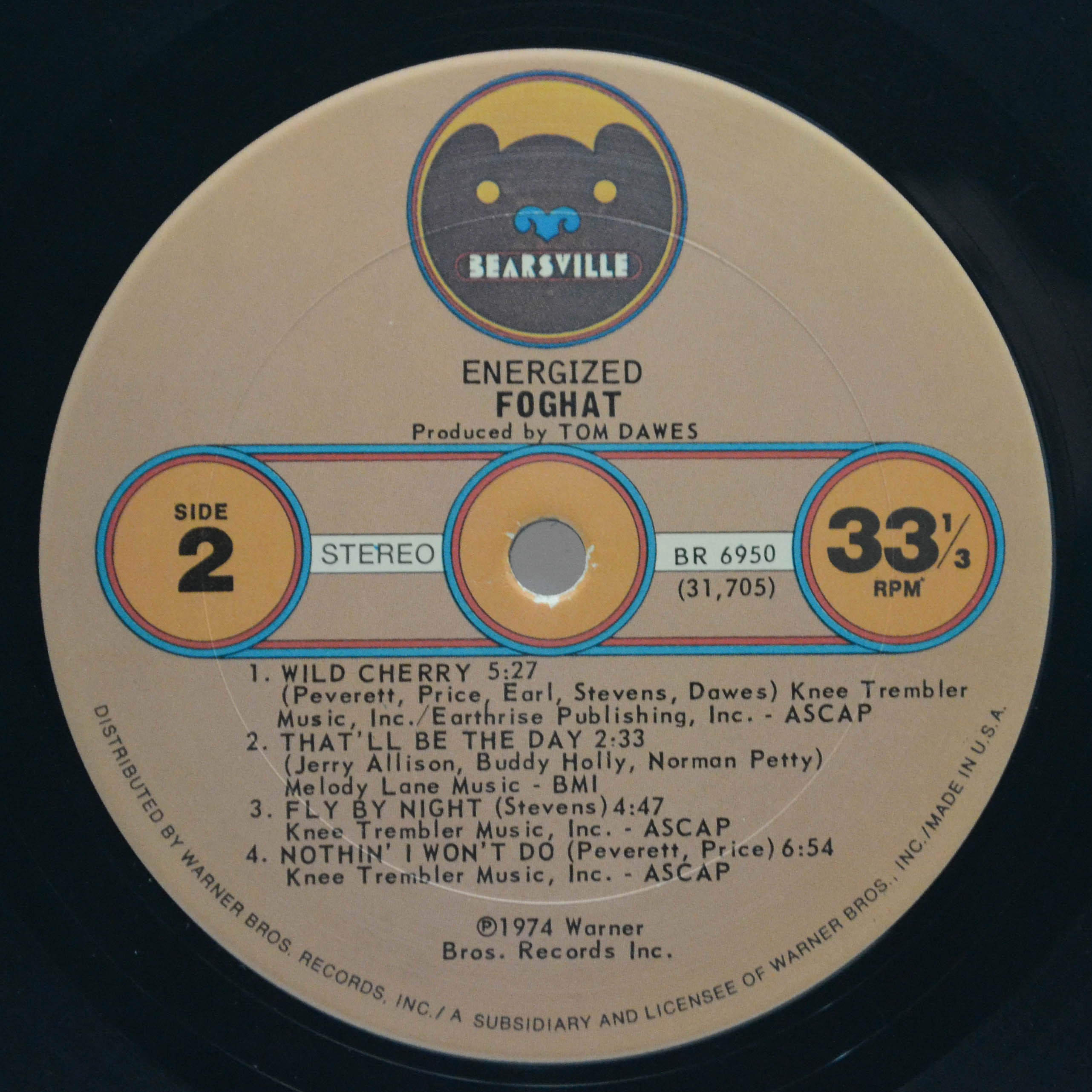 Foghat — Energized (USA), 1974