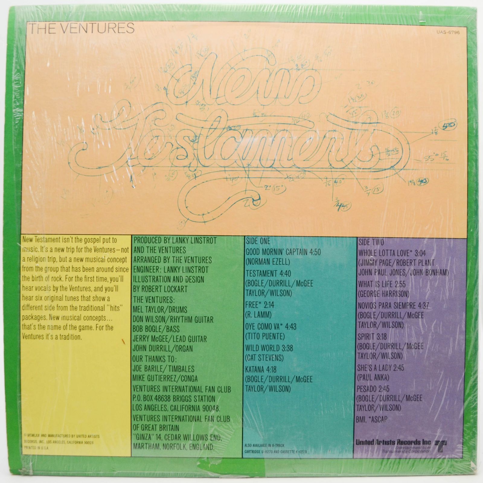 Виниловая пластинка Ventures — New Testament (USA), 1971
