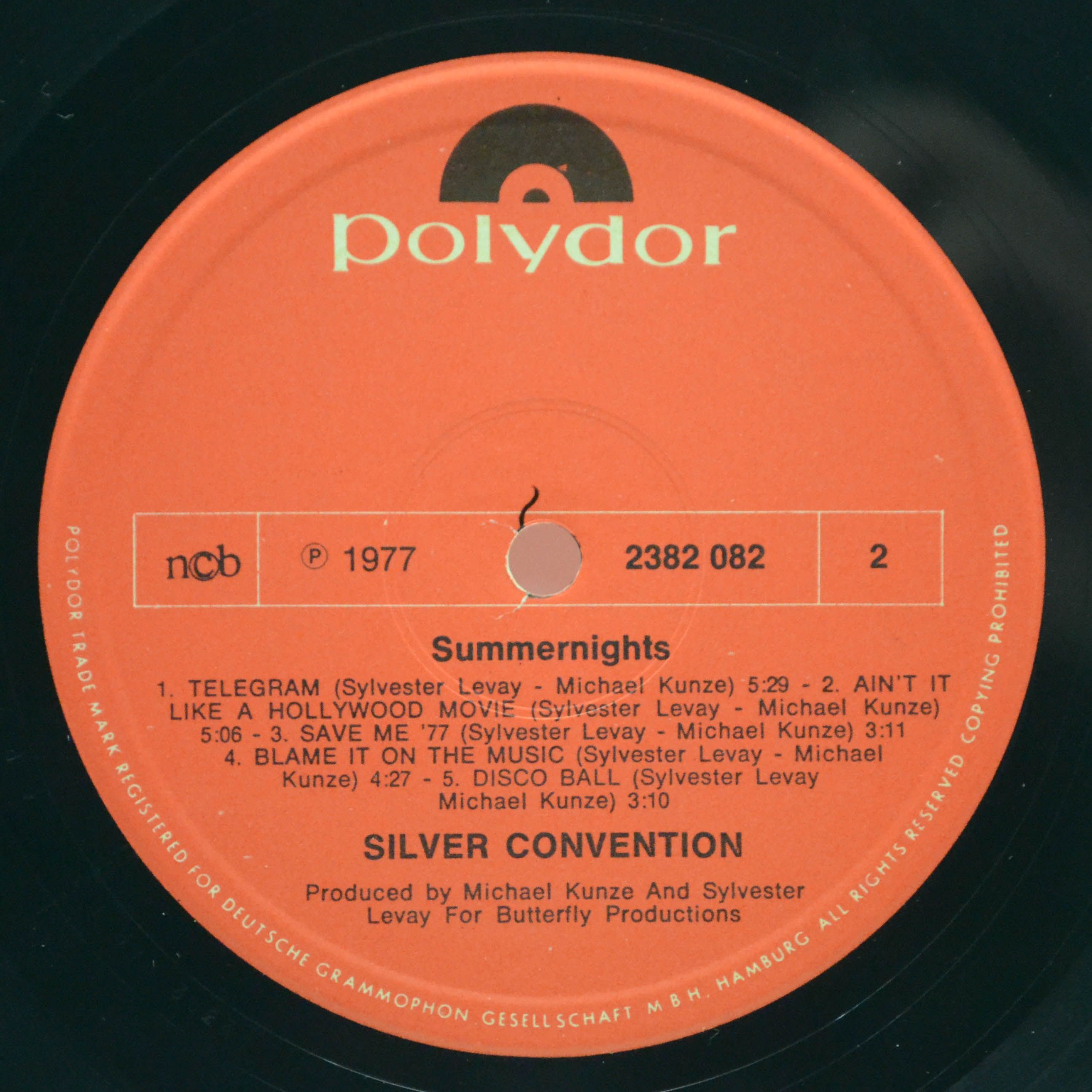 Виниловая пластинка Silver Convention — Summernights, 1977