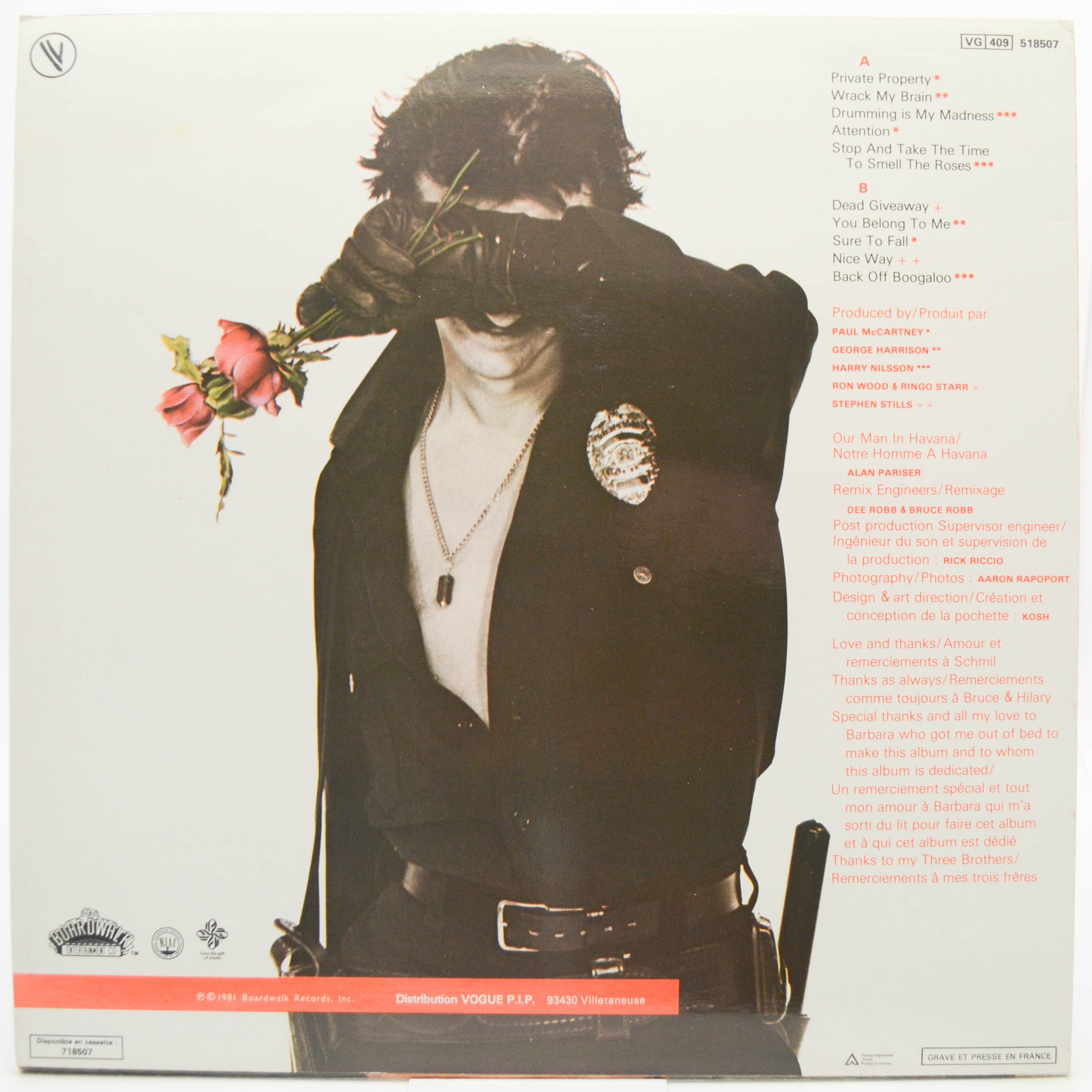 Ringo Starr — Stop And Smell The Roses, 1981