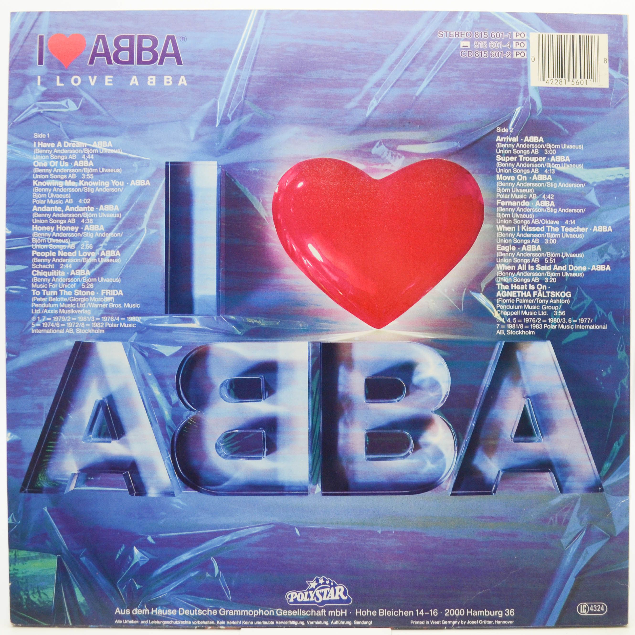 ABBA — I Love ABBA, 1984