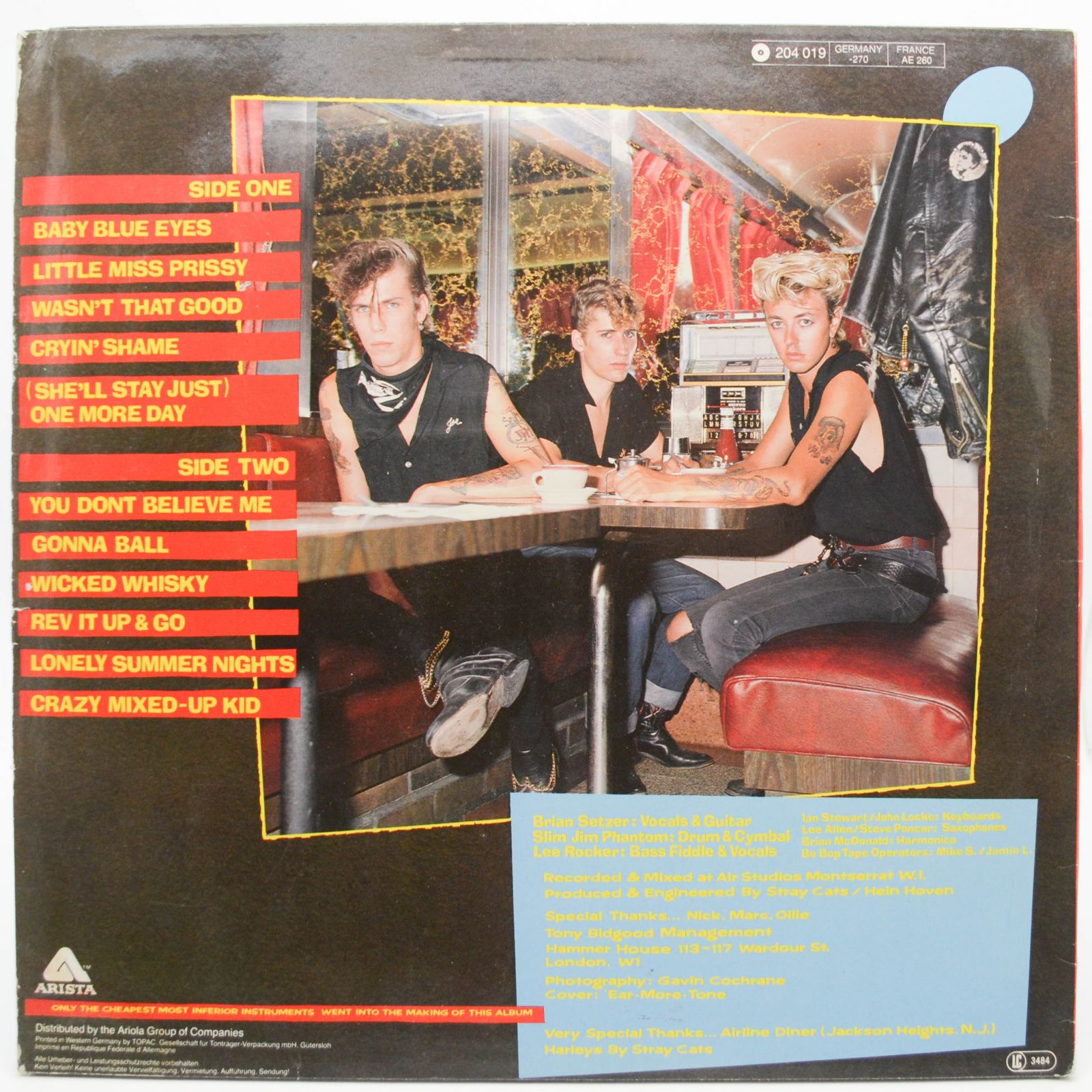 Stray Cats — Gonna Ball, 1981